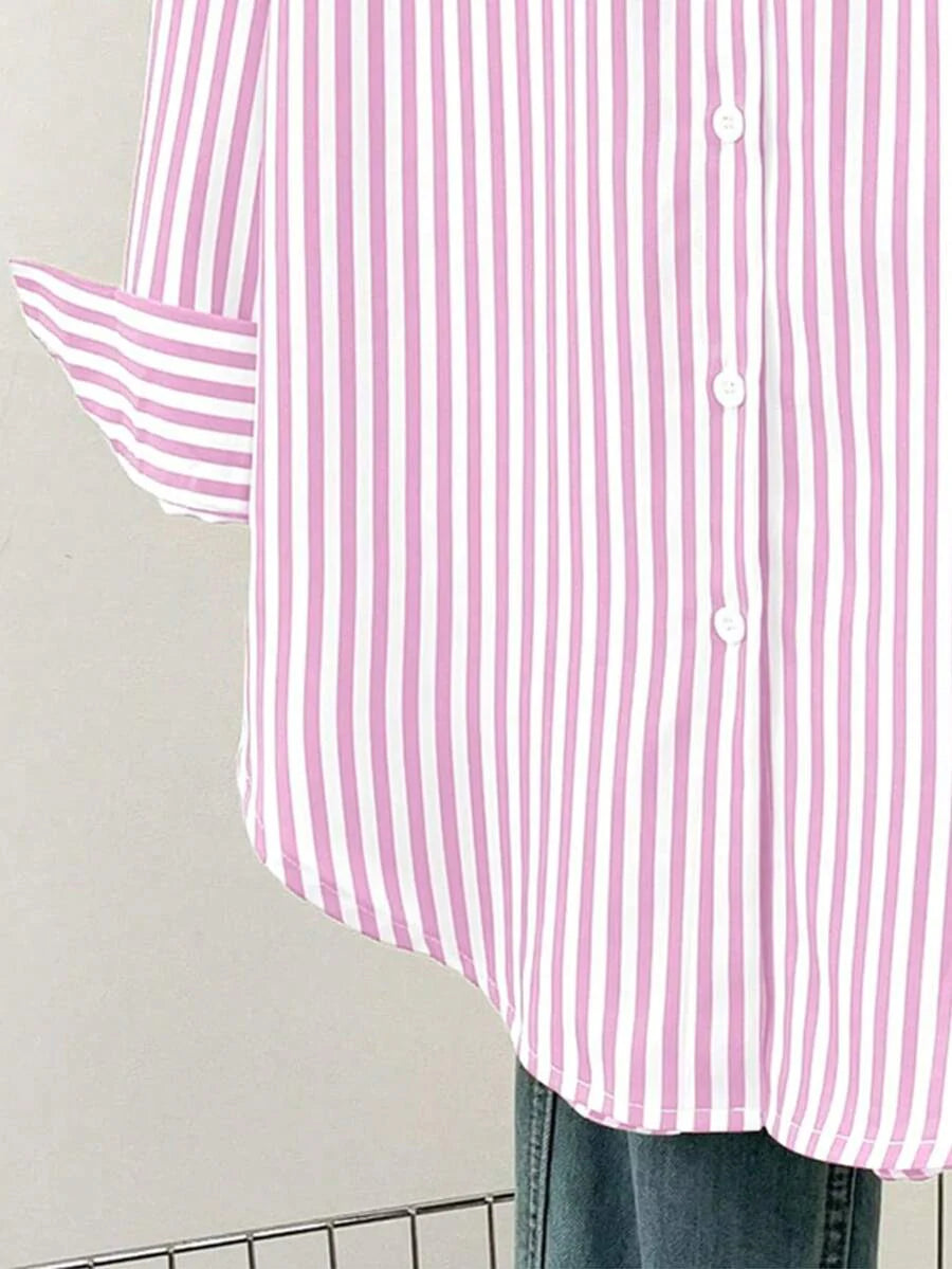 Women’s Striped Long Sleeve Blouse