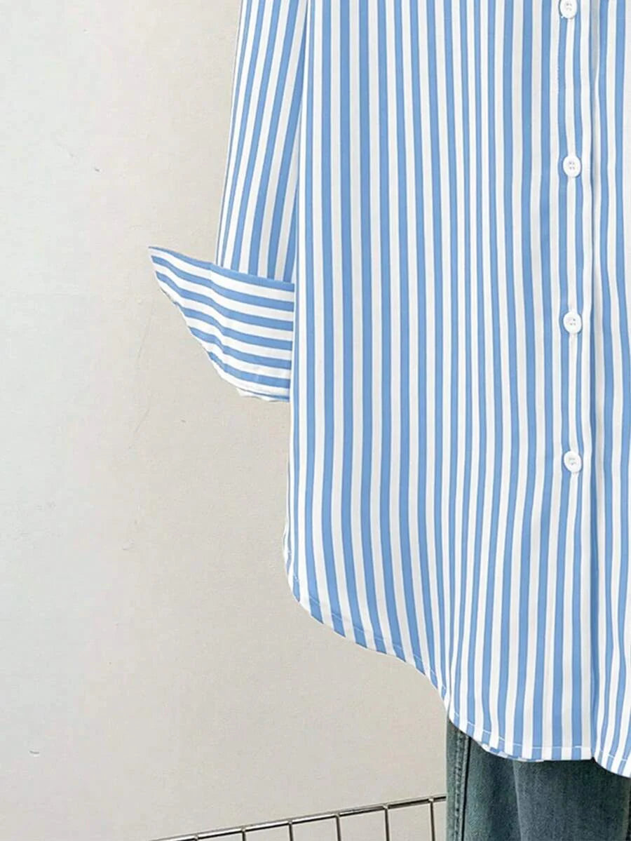 Women’s Striped Long Sleeve Blouse