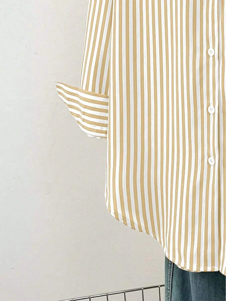 Women’s Striped Long Sleeve Blouse