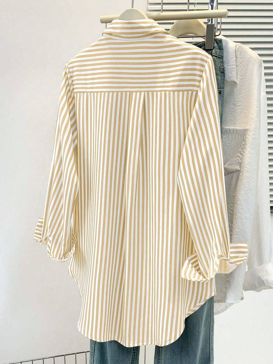 Women’s Striped Long Sleeve Blouse