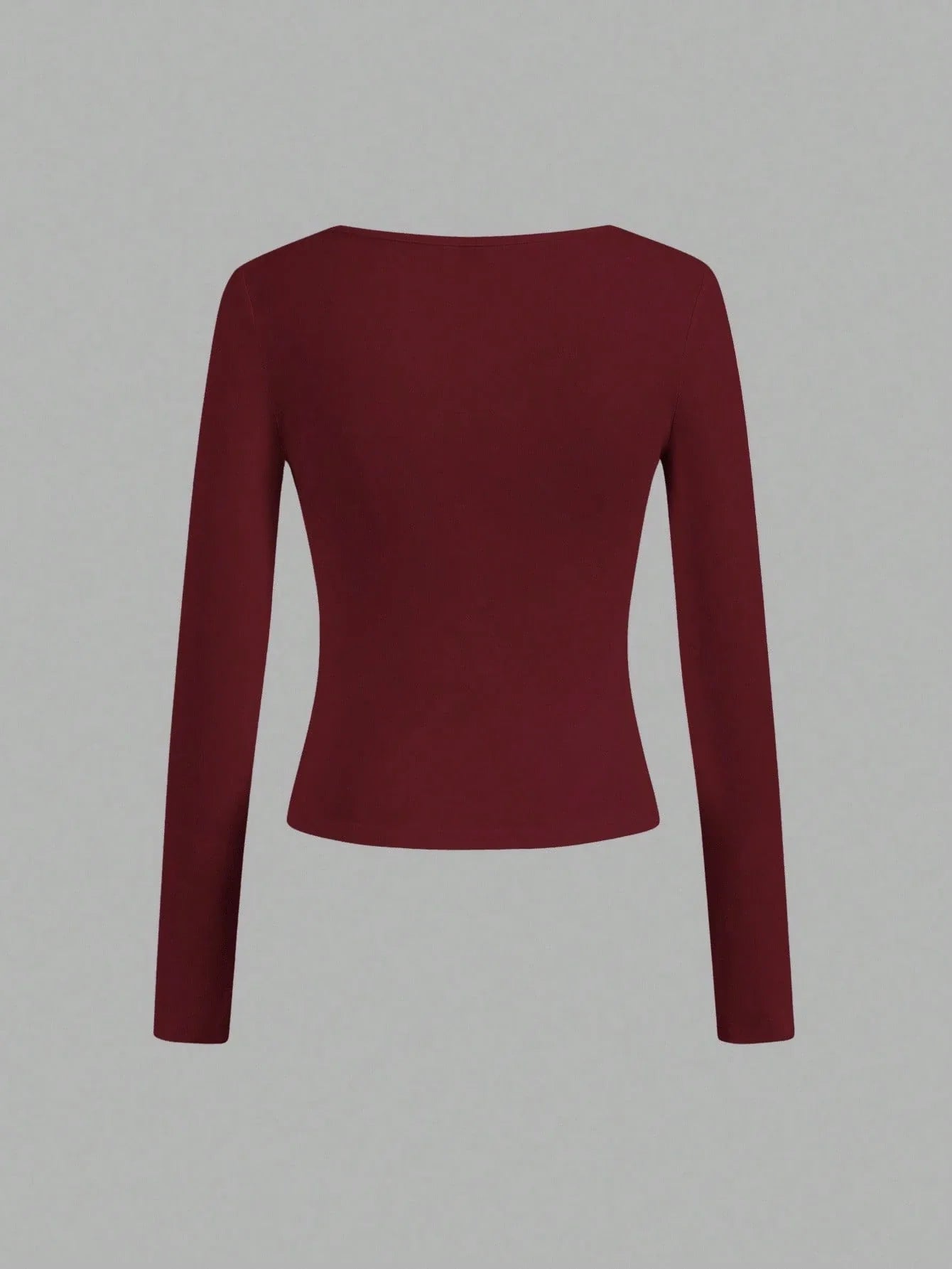 SHEIN Essnce 4pcs/Set Casual Solid Color Versatile Crew Neck Long Sleeve T-Shirts For Women, Suitable For Autumn/Winter,Fall