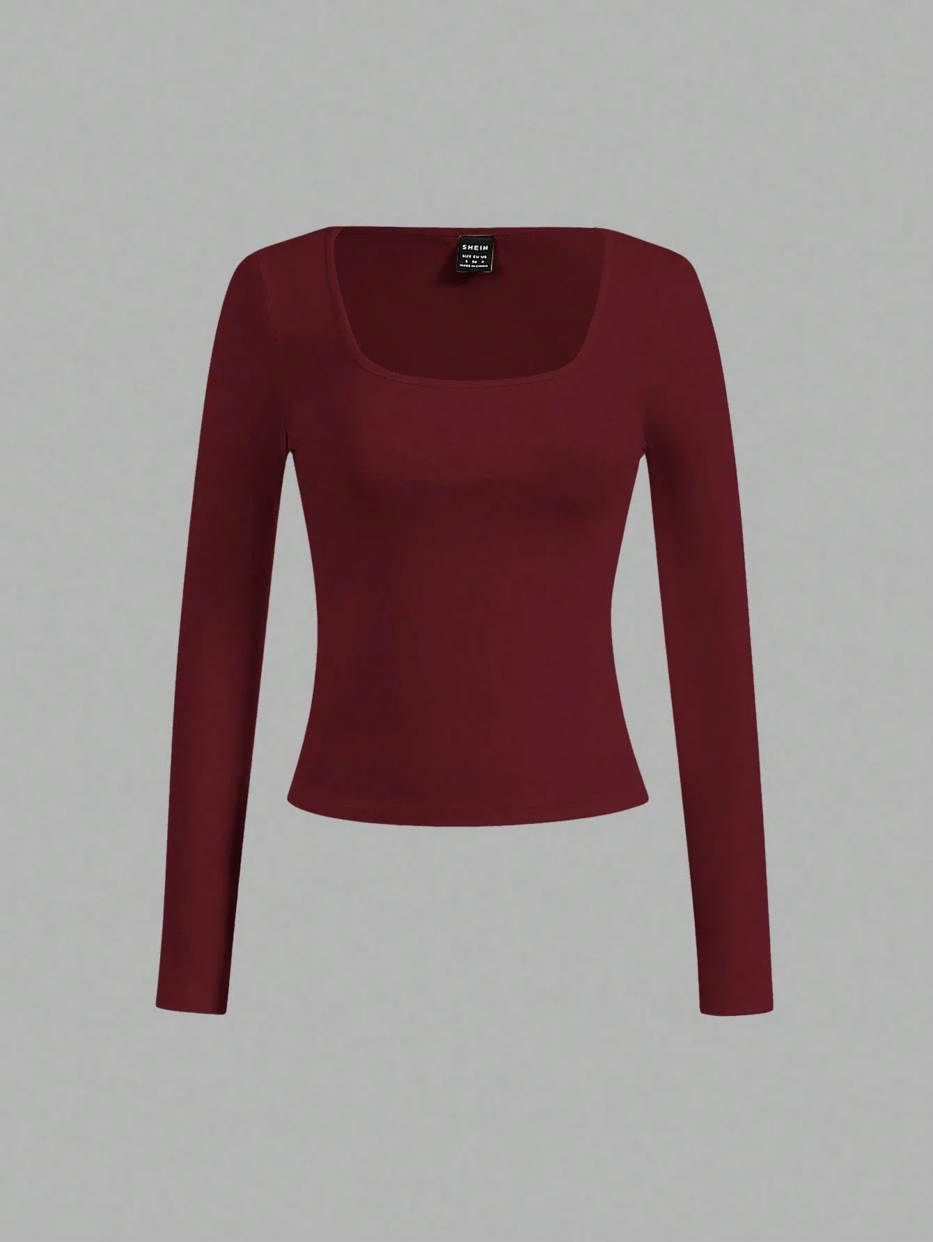 SHEIN Essnce 4pcs/Set Casual Solid Color Versatile Crew Neck Long Sleeve T-Shirts For Women, Suitable For Autumn/Winter,Fall