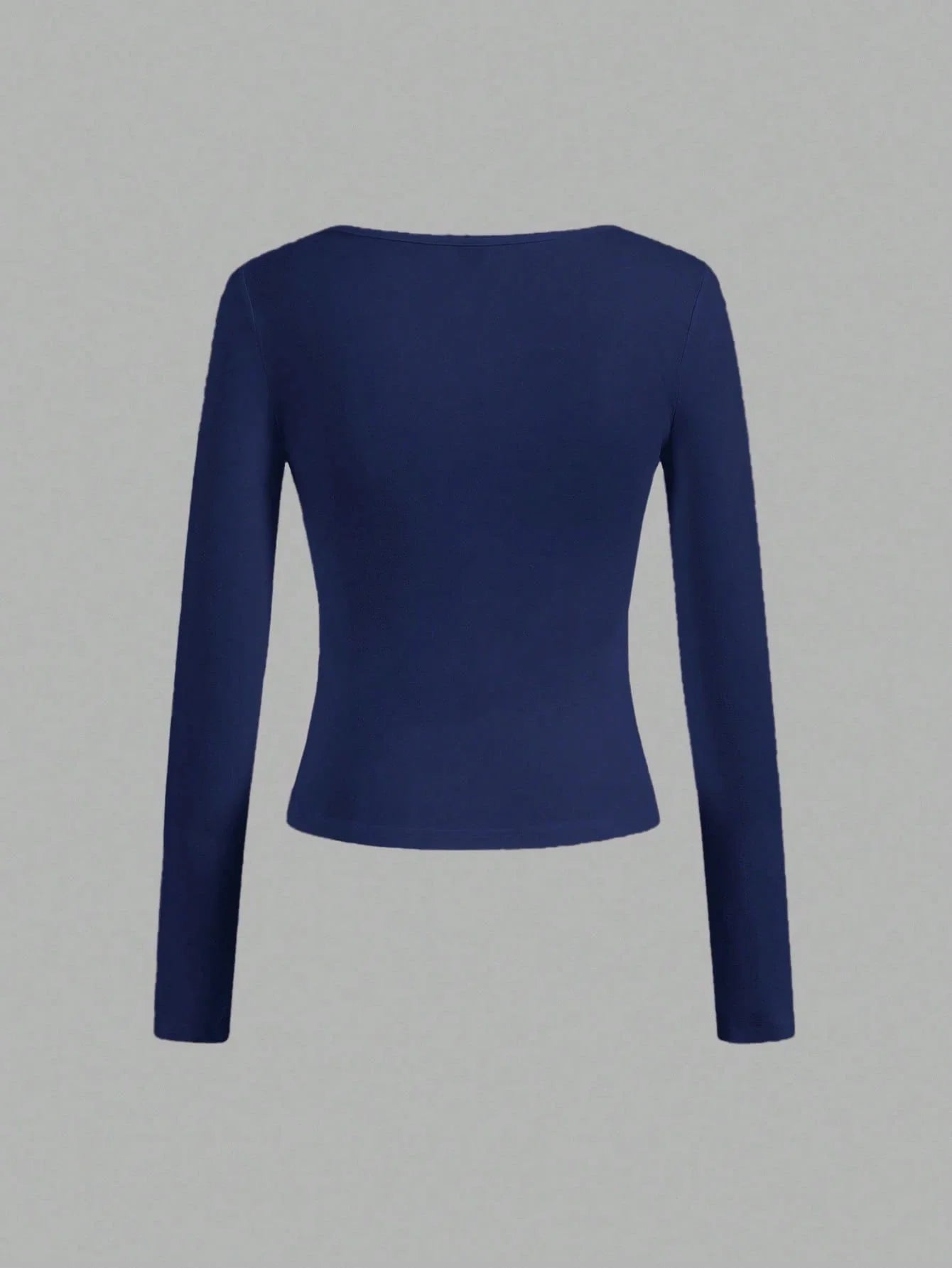SHEIN Essnce 4pcs/Set Casual Solid Color Versatile Crew Neck Long Sleeve T-Shirts For Women, Suitable For Autumn/Winter,Fall