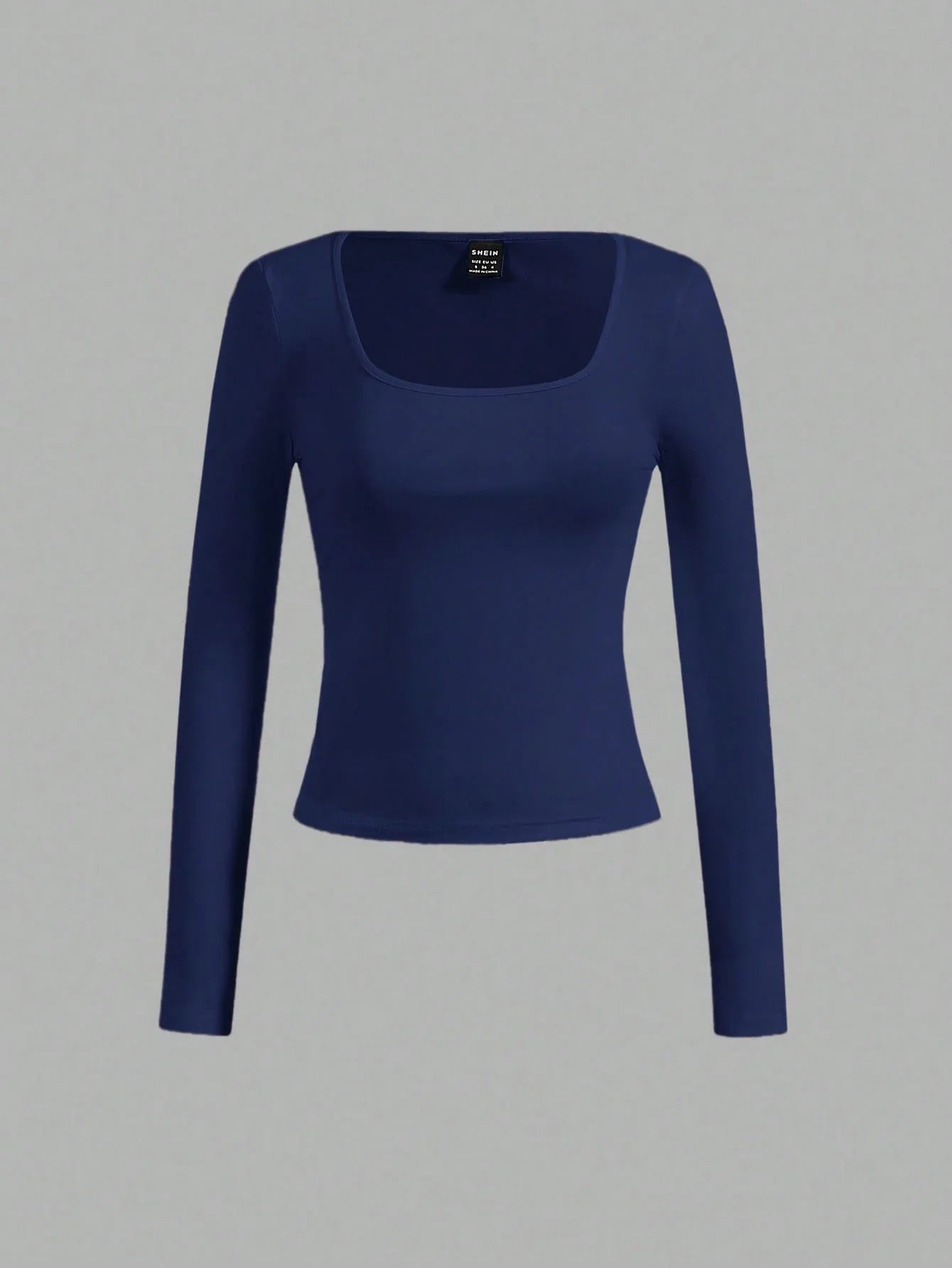 SHEIN Essnce 4pcs/Set Casual Solid Color Versatile Crew Neck Long Sleeve T-Shirts For Women, Suitable For Autumn/Winter,Fall