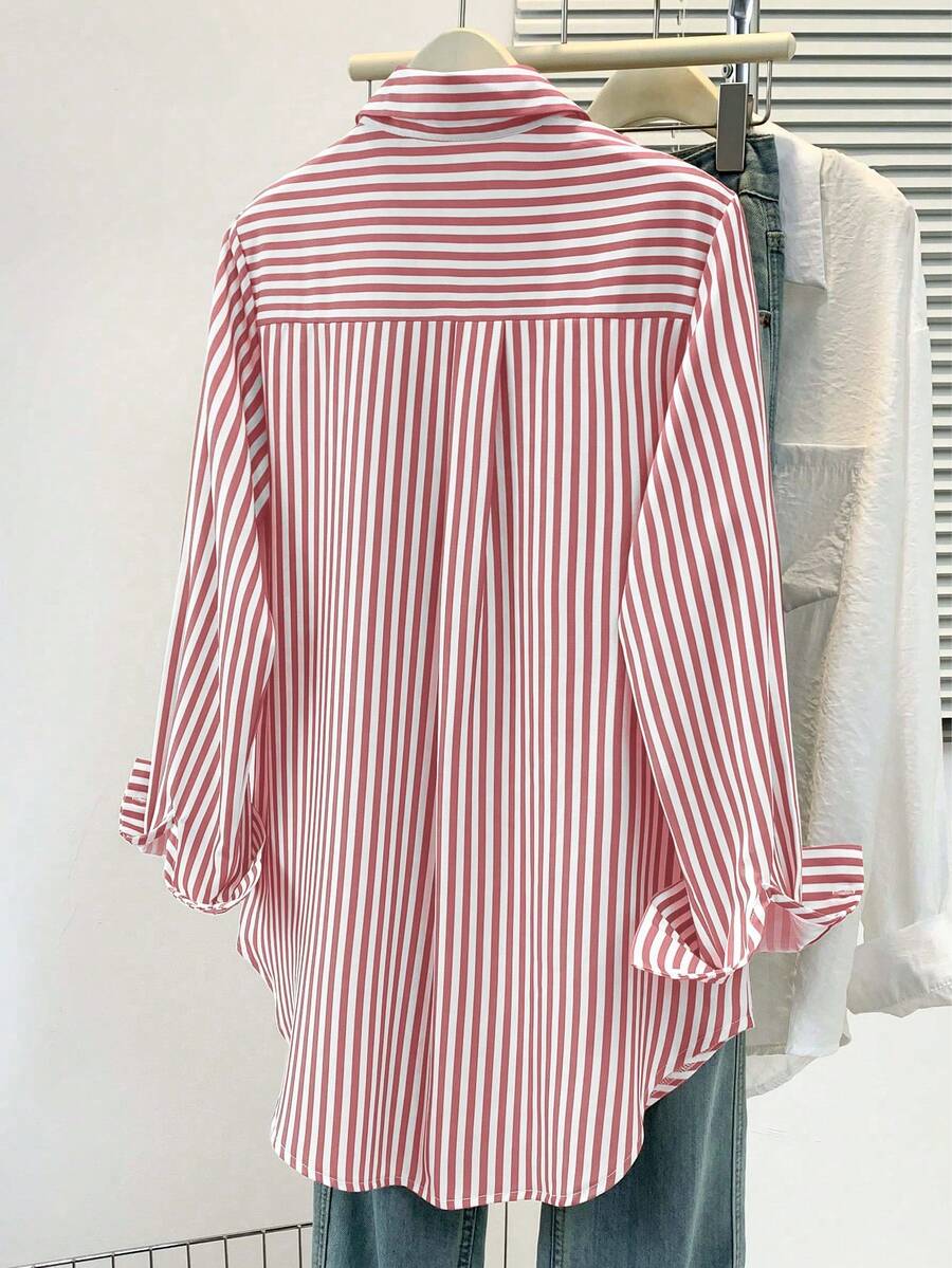 Women’s Striped Long Sleeve Blouse