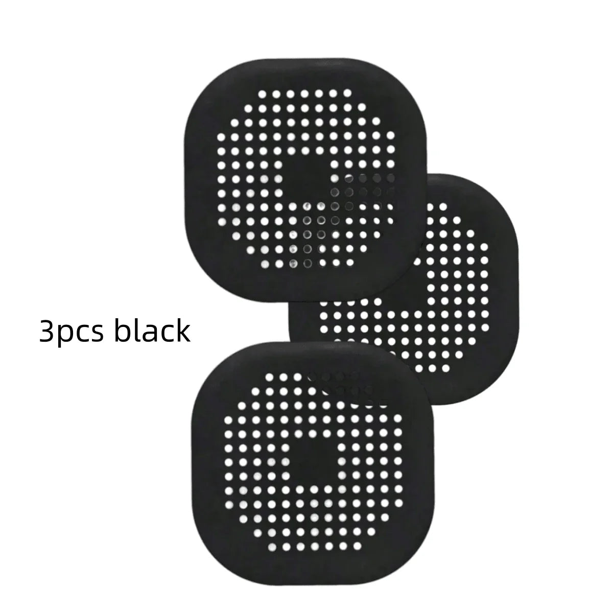 1/2/3pcs Silicone Hair Catcher And Drain Stopper, Prevent Clogging And Odor, Household Essential, Suitable For Christmas, Halloween, Thanksgiving And Other Holidays