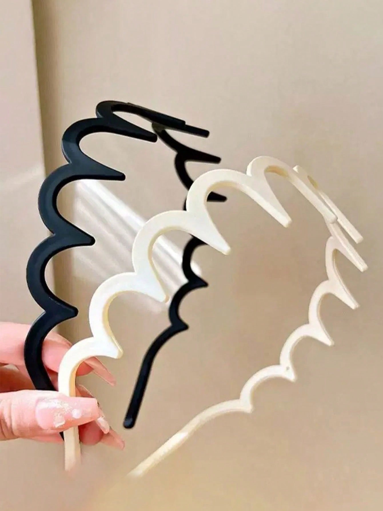 3pcs Wavy Toothed Headbands, Simple Non-Slip Hair Bands, Leopard Print Multi-Color, Suitable For Men And Women Hair Care, Hair Hoop ,Hairband For Women Hair Accessories