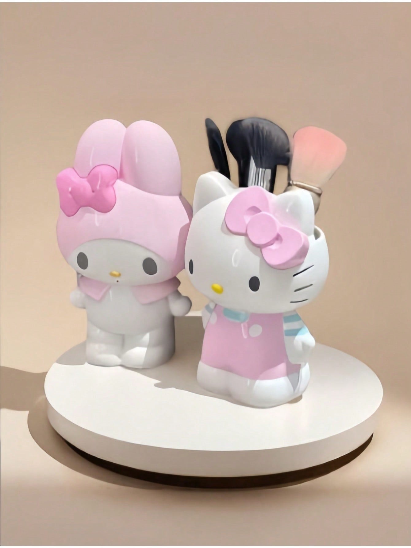 Sanrio Hello Kitty Pen Holder Stationery Melody ,Kuromicosmetic Brush Storage Box Desktop Storage Box Gifts, Pencil Cases, Pencil Cases, Schoolbags.Must-Have For Back-To-School Season,Makeup Artist Storage Bucket, Stationery Refill Storage Bucket, Suitabl