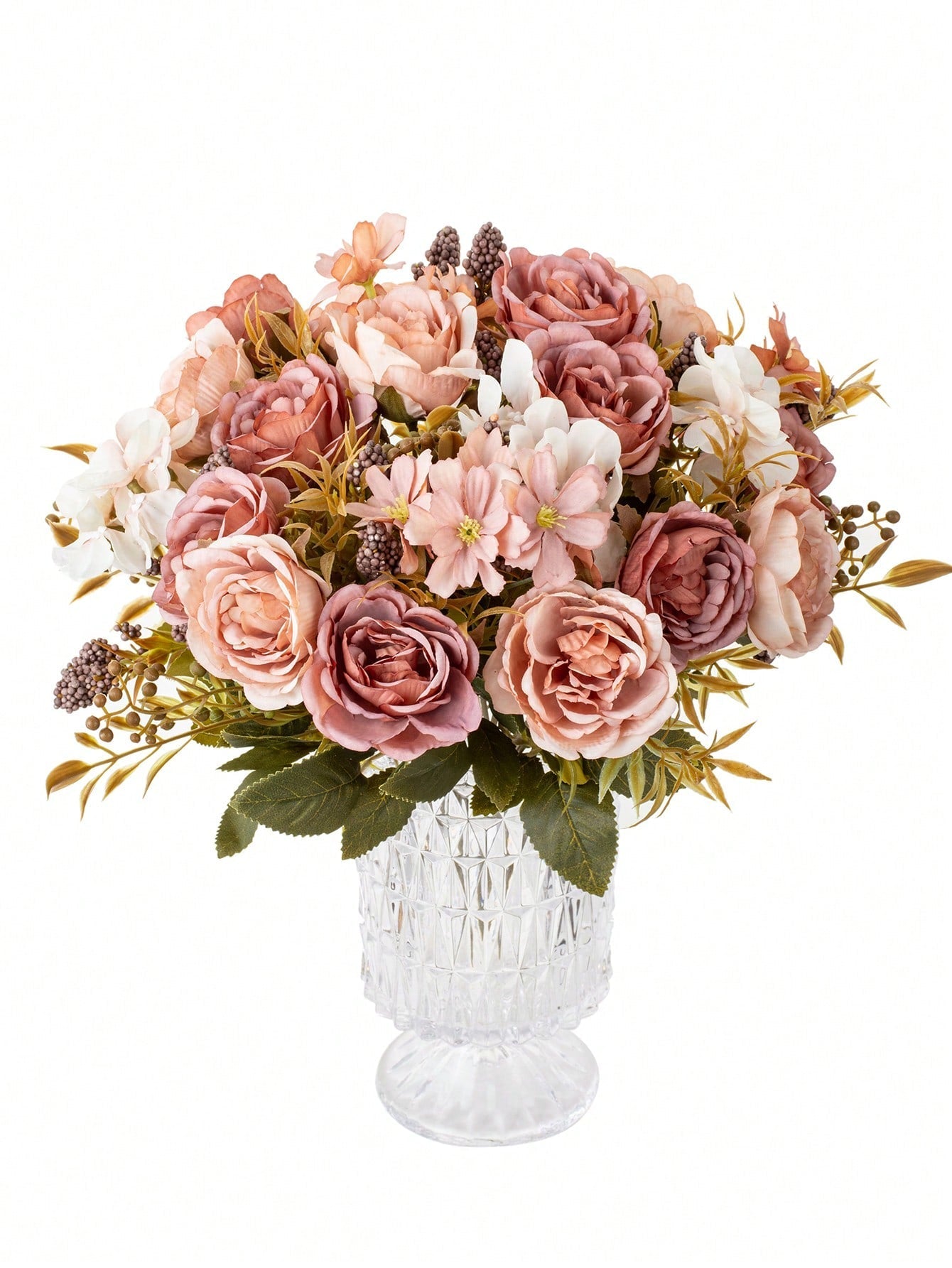 Artificial Rose Flower Bouquet Decor