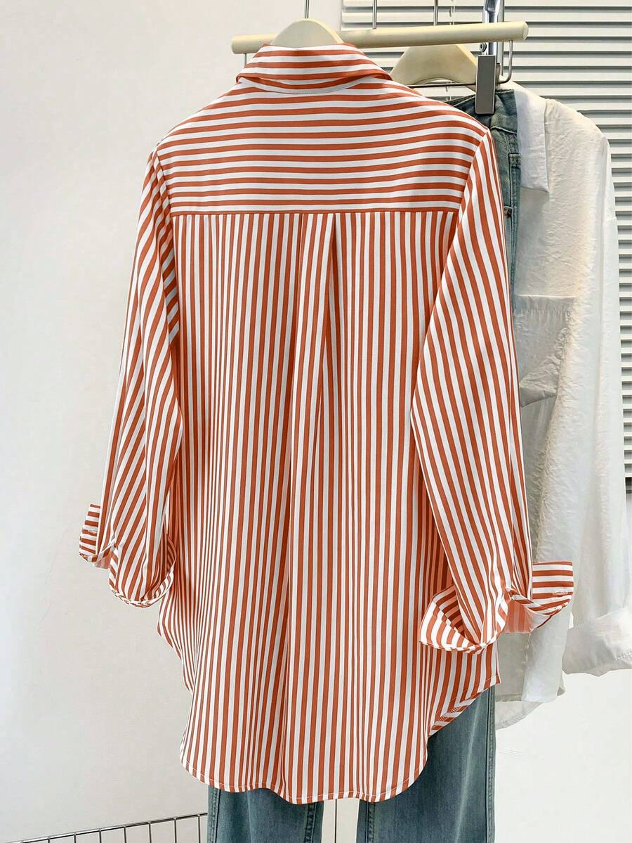 Women’s Striped Long Sleeve Blouse