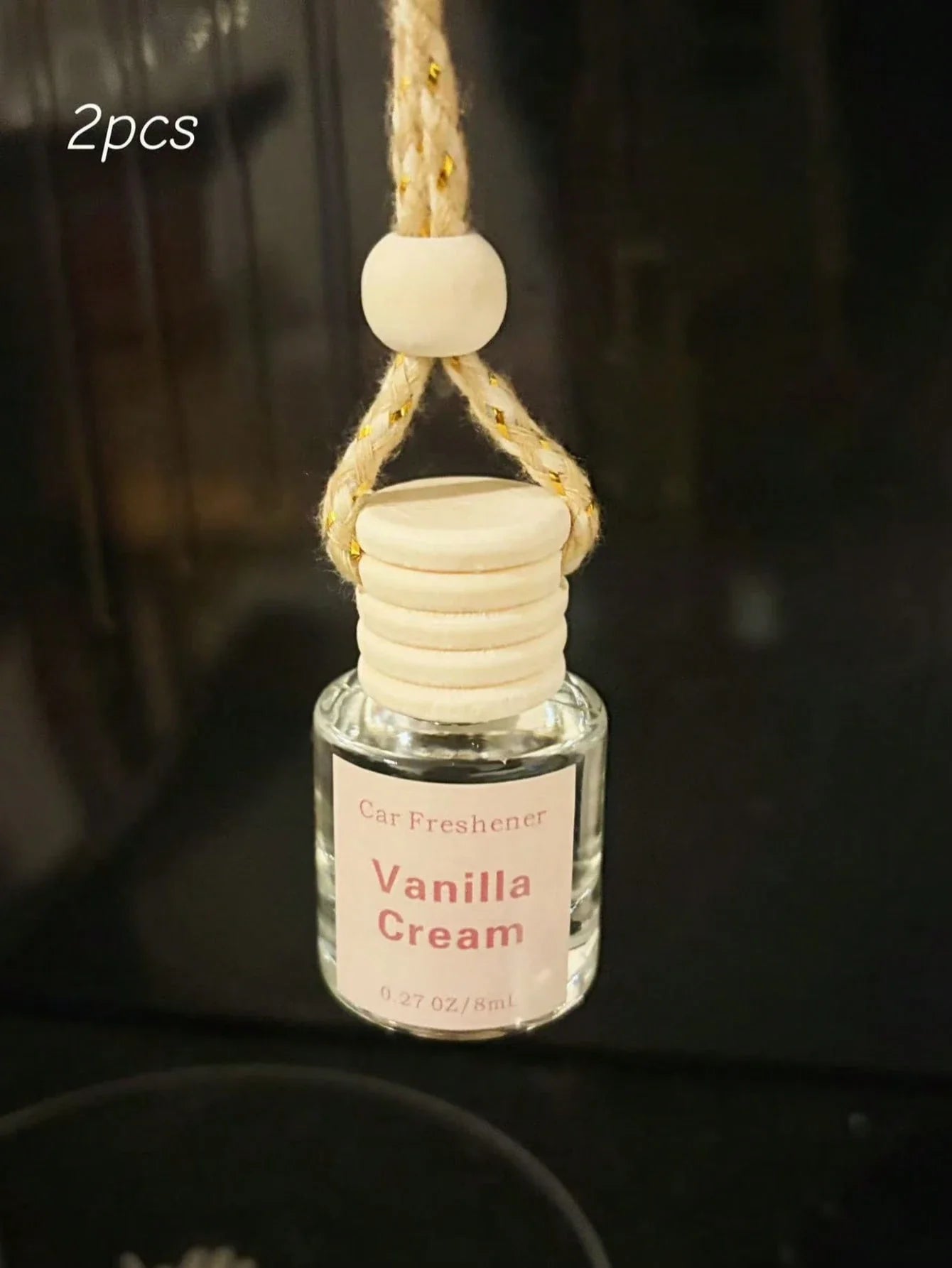 1pc Car Air Freshener Hanging Diffuser, Christmas, Anniversary, Odor Eliminator, Air Freshener, Essential Oil Diffuser, Car Accessories, Deodorizer, Suitable For Car And Home