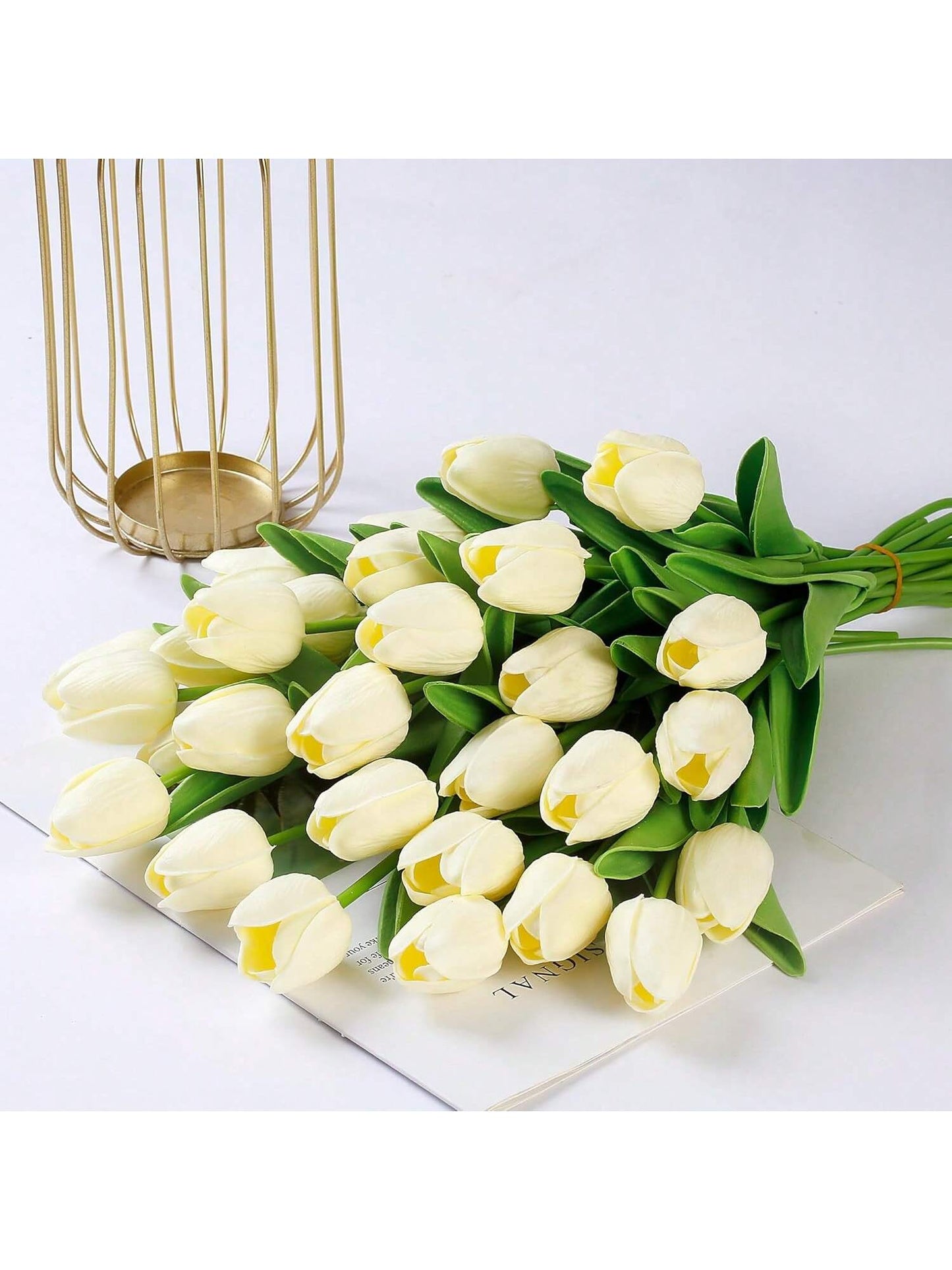 1/3/10/20/30pcs Premium Artificial Flowers, Real Touch Tulips Bouquet, Artificial Flowers For Wedding Room Home Hotel Party Event Valentine's Day New Years Gifts