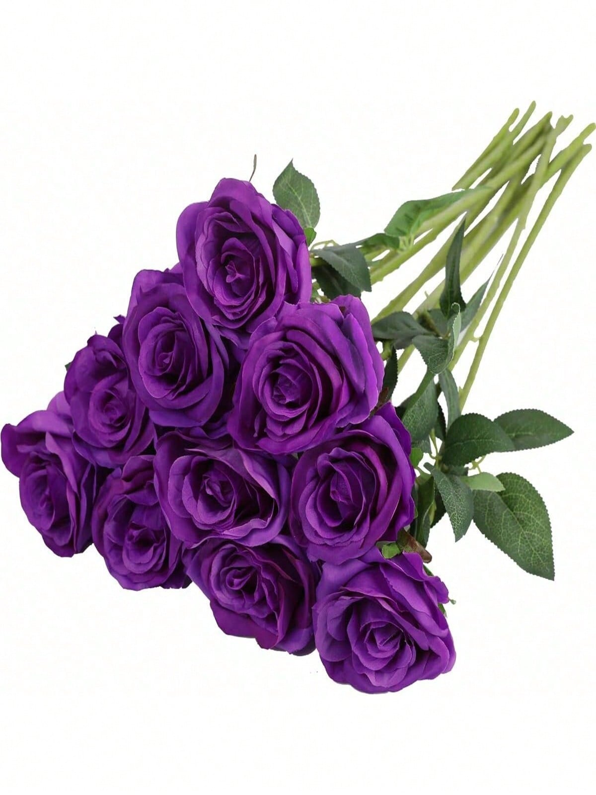 1pc/5pcs/10pcs/12pcs/20pcs Burgundy 20-Inch Artificial Roses, Premium Fake Roses, Suitable For Home Decor, Room Decor, Dining Table Decor, Wedding Decor, Bridal Bouquet, Wrist Corsage, Flower Arrangement Materials