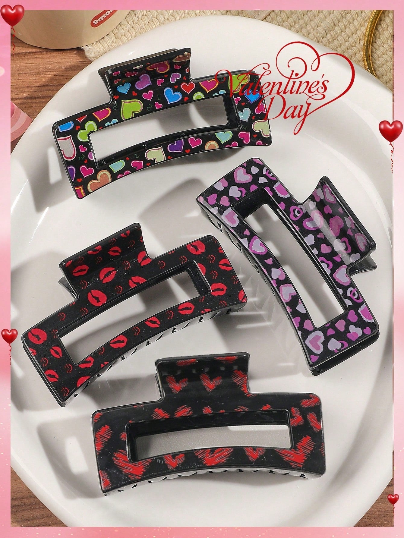 4pcs Leopard Print Hair Claw Clips, Glossy Minimalist Square Hair Clips Accessories For Daily & Casual Wear Hair Jaw Clip Hair Clamps Hair Clutch Hair Catcher Clip, School Stuff, College Fall Winter Hair Accessories For Women For Vacation Outfits Woman Fl