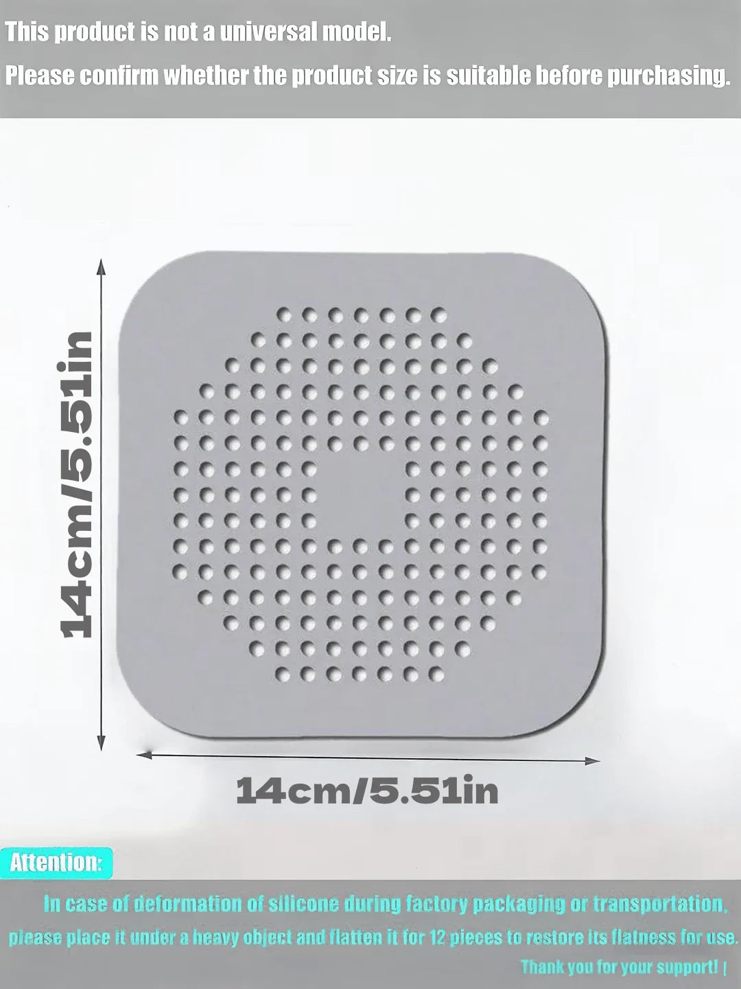 1/2/3pcs Silicone Hair Catcher And Drain Stopper, Prevent Clogging And Odor, Household Essential, Suitable For Christmas, Halloween, Thanksgiving And Other Holidays