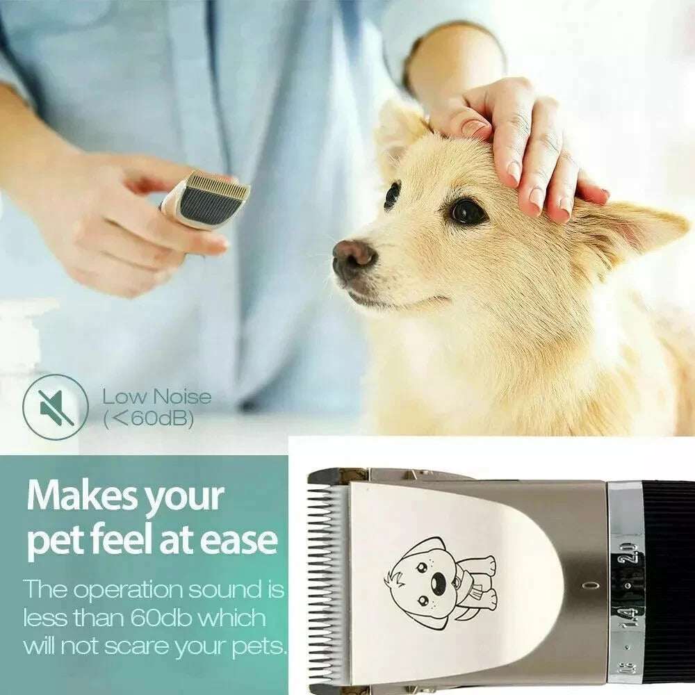 Rechargeable Pet Grooming Clipper Kit