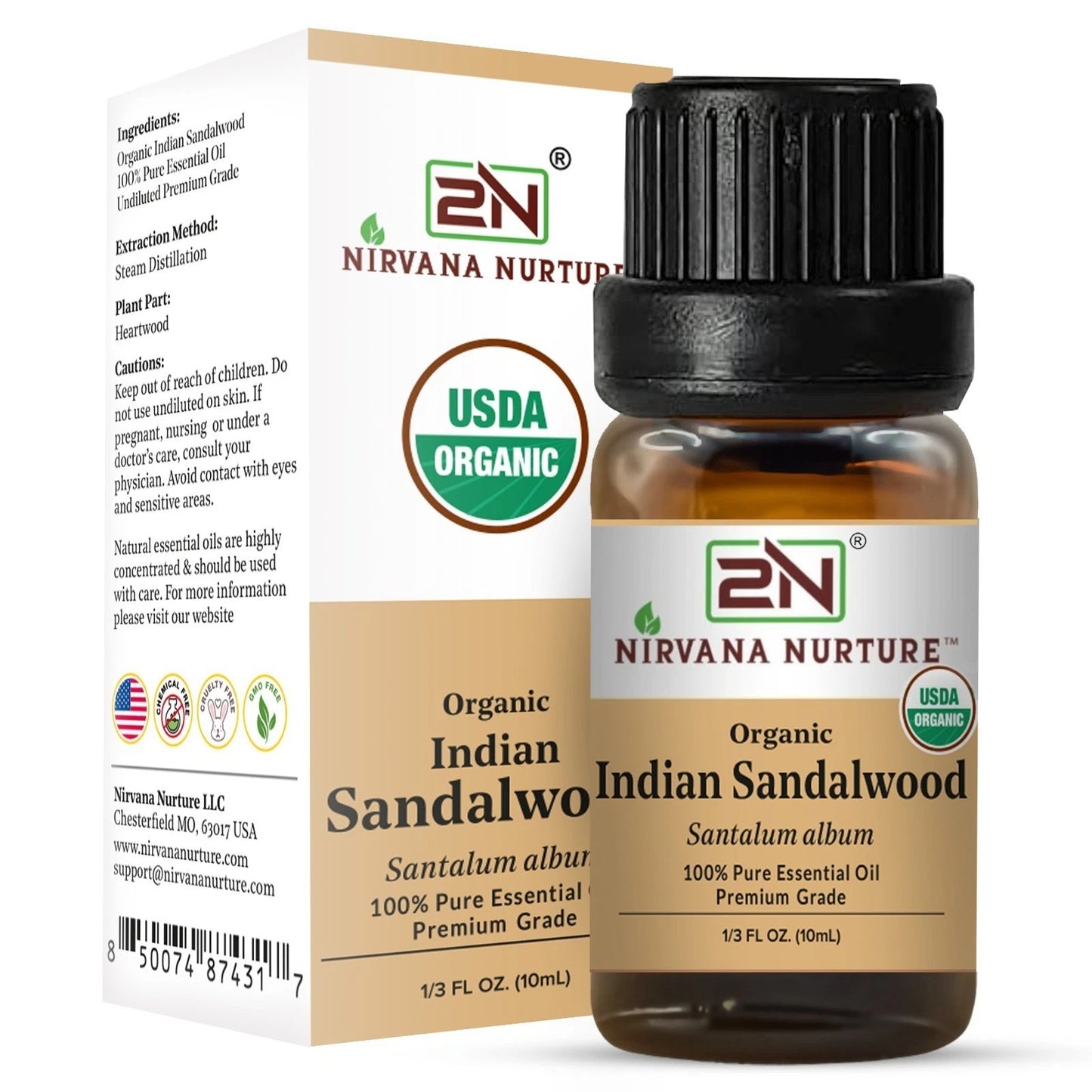 Organic Sandalwood Essential Oil Pure