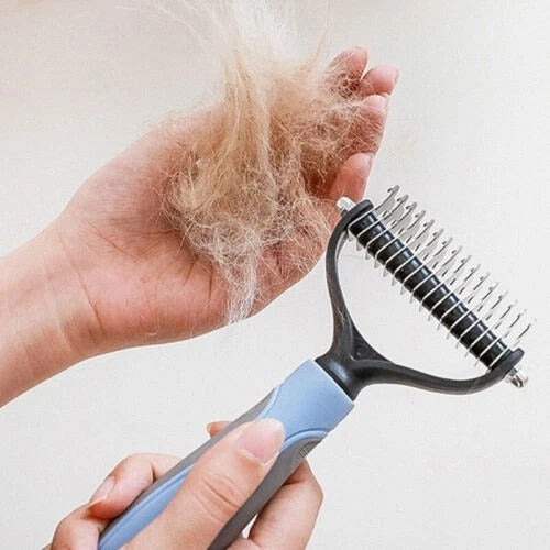 Double-Sided Dog Grooming Brush
