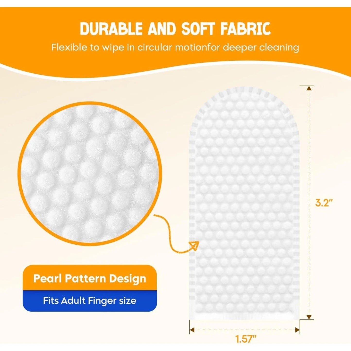 Pet Dental Care Finger Wipes