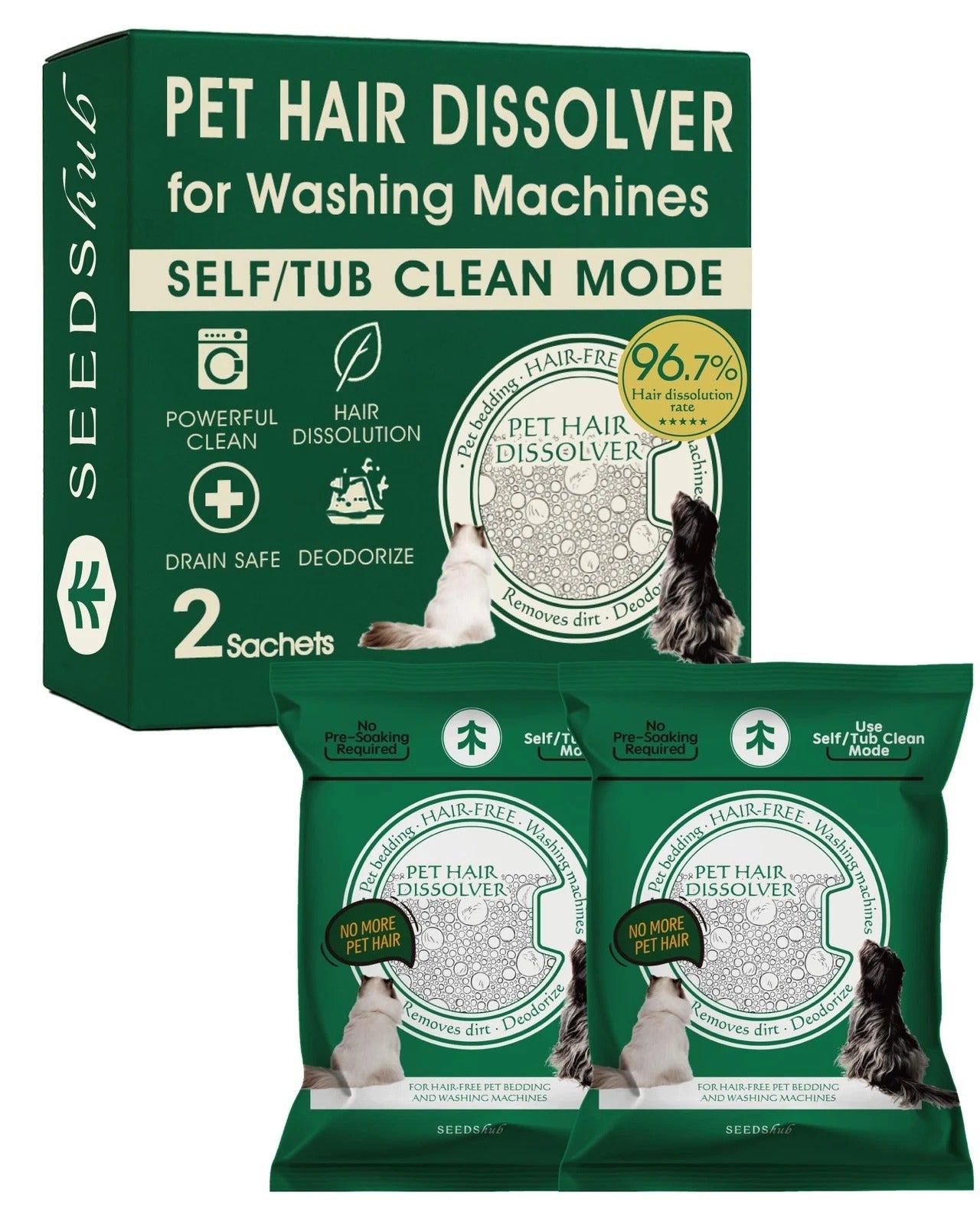 Pet Hair Washing Machine Dissolver