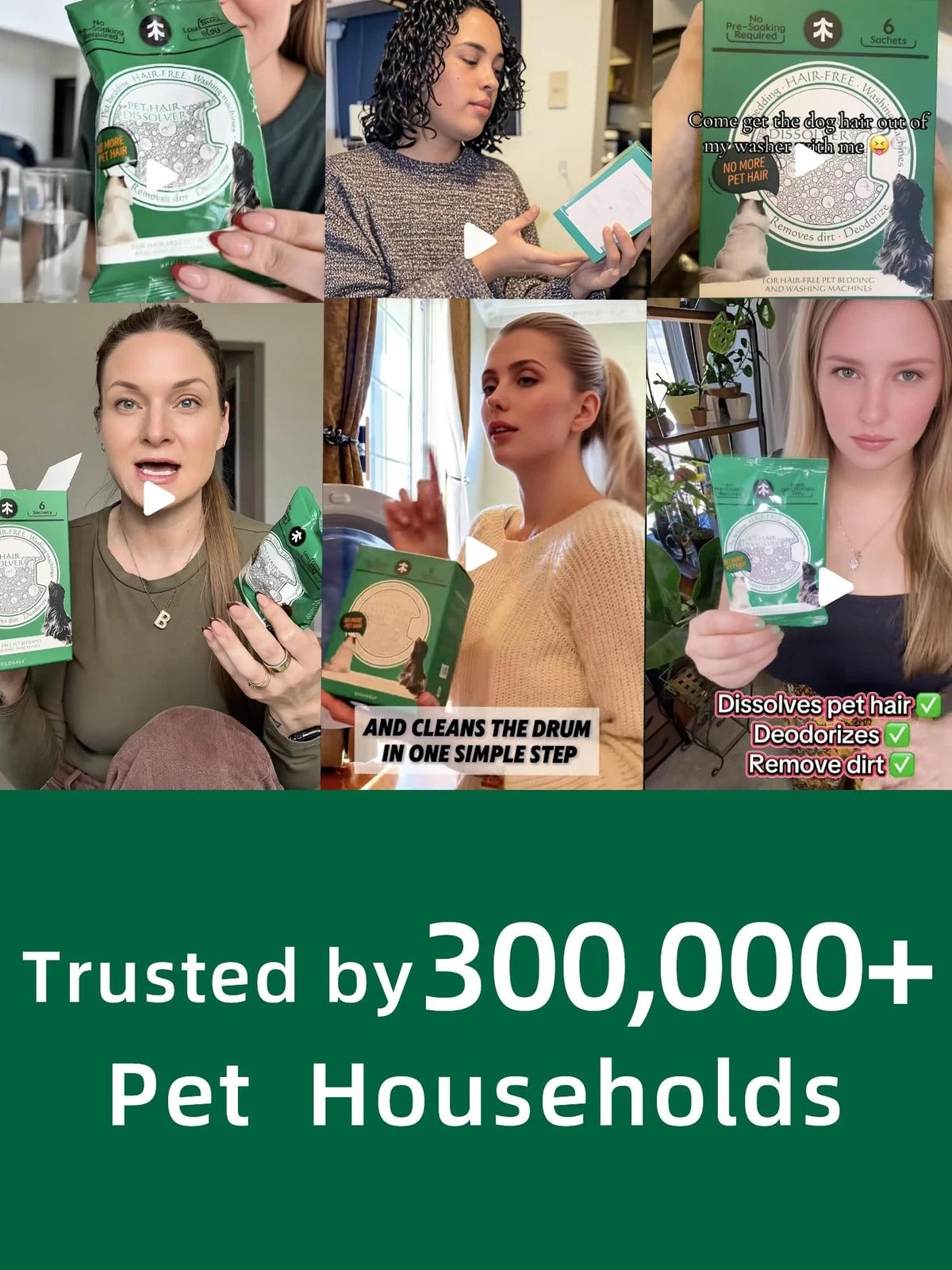 Pet Hair Washing Machine Dissolver