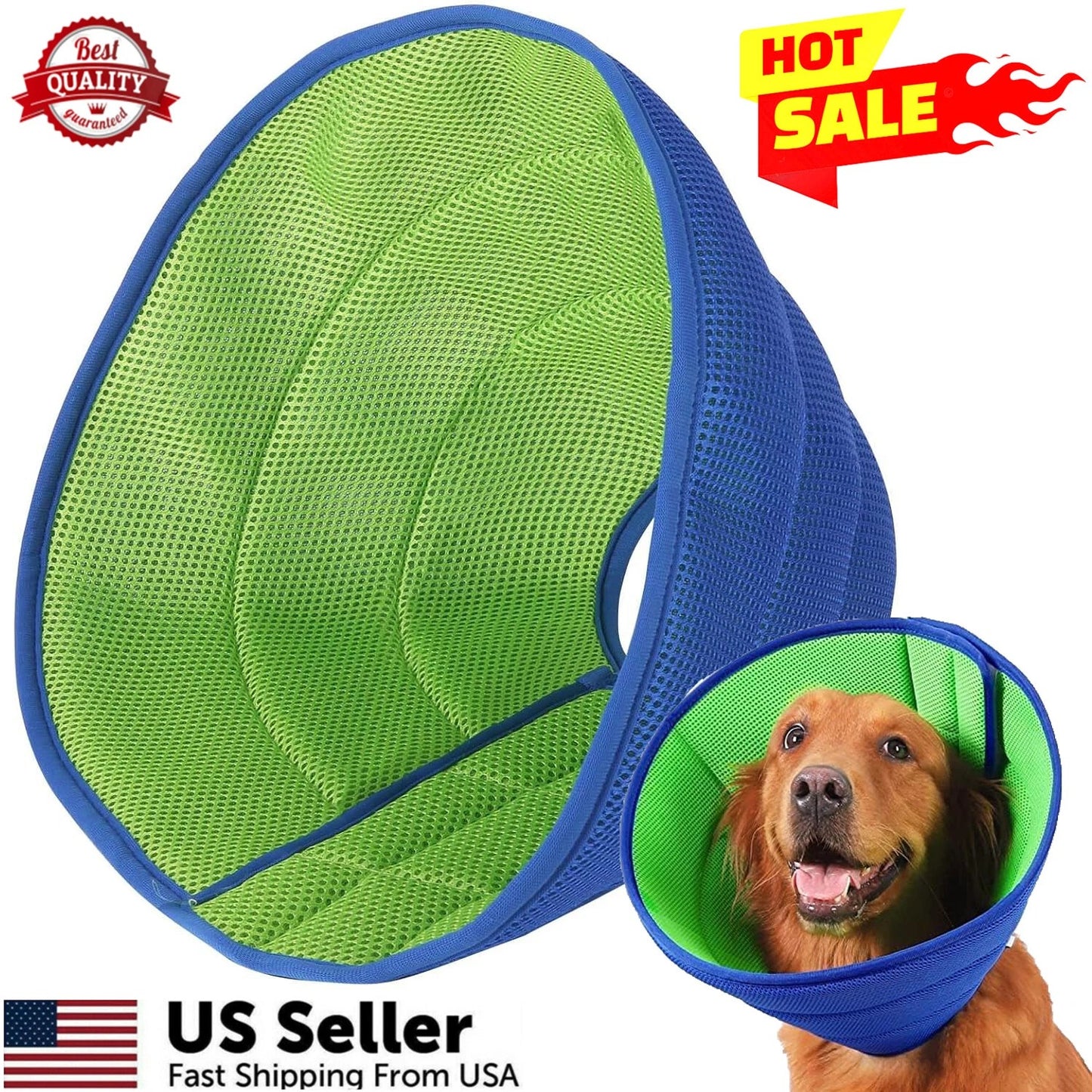 Adjustable Soft Pet Recovery Collar