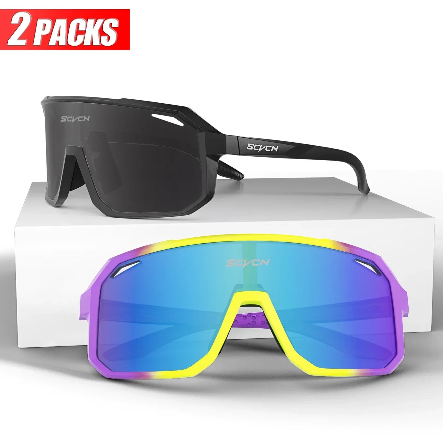 SCVCN UV400 Cycling Sports Sunglasses