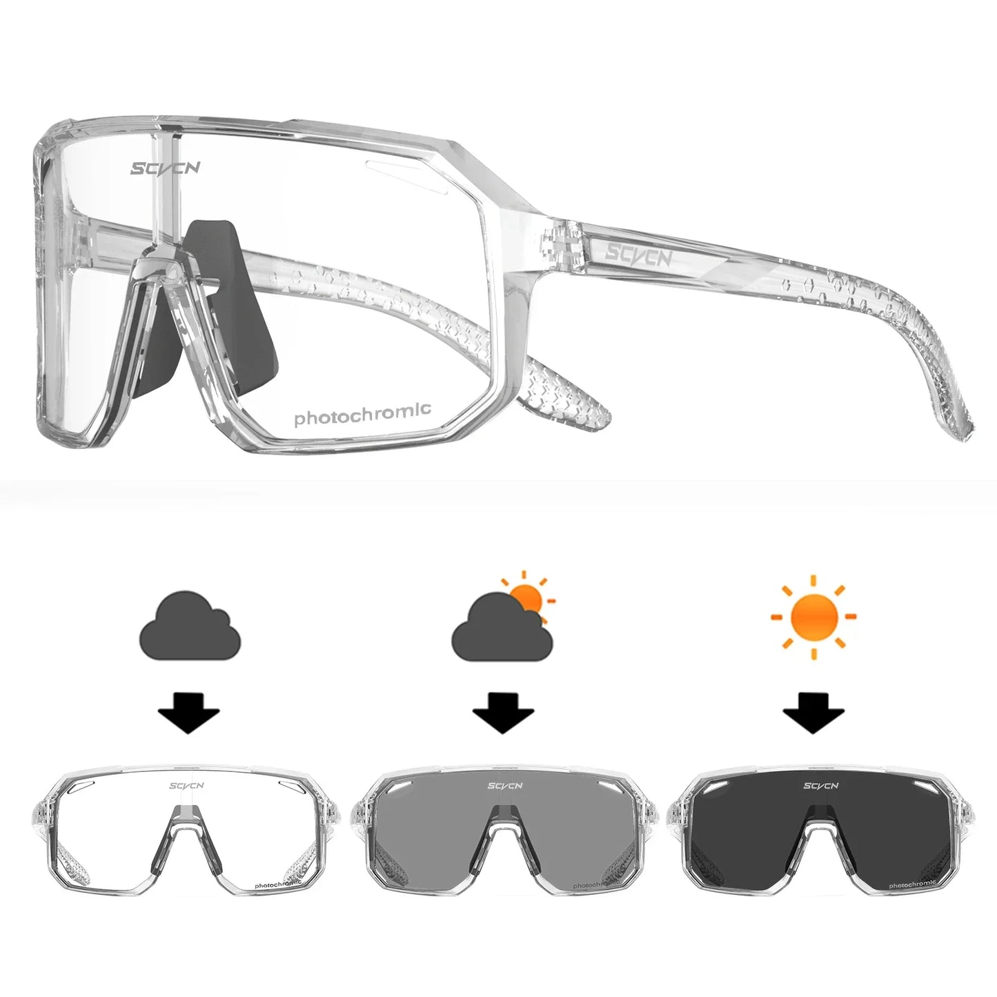 SCVCN Cycling UV400 Sports Sunglasses