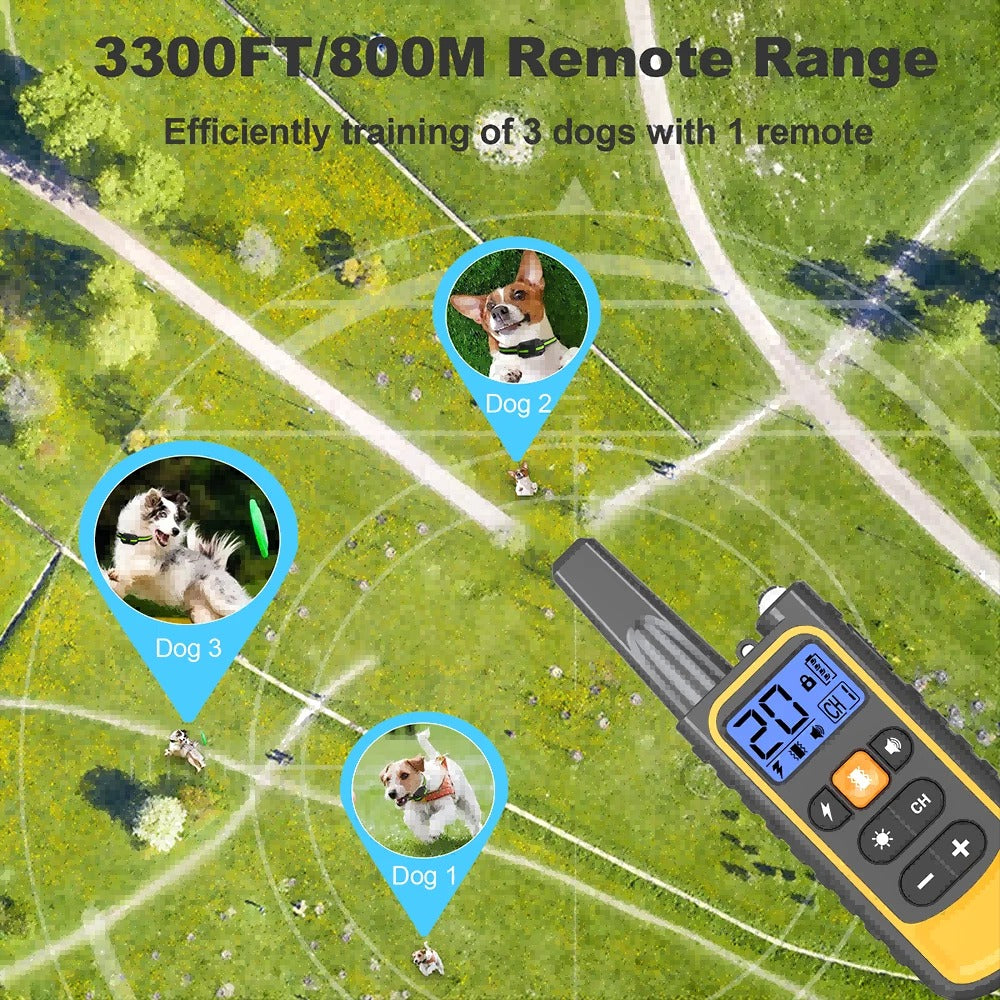 Rechargeable Remote Dog Training Collar