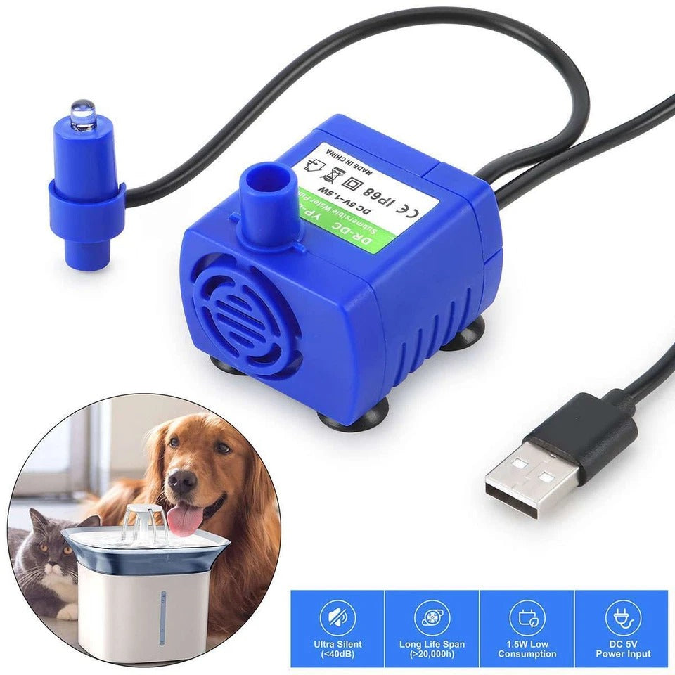 USB Rechargeable Pet Water Pump