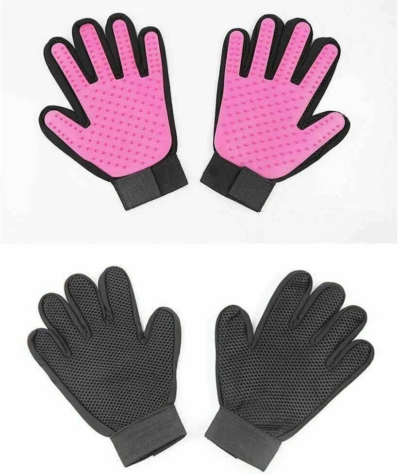 Pet Grooming Hair Removal Gloves
