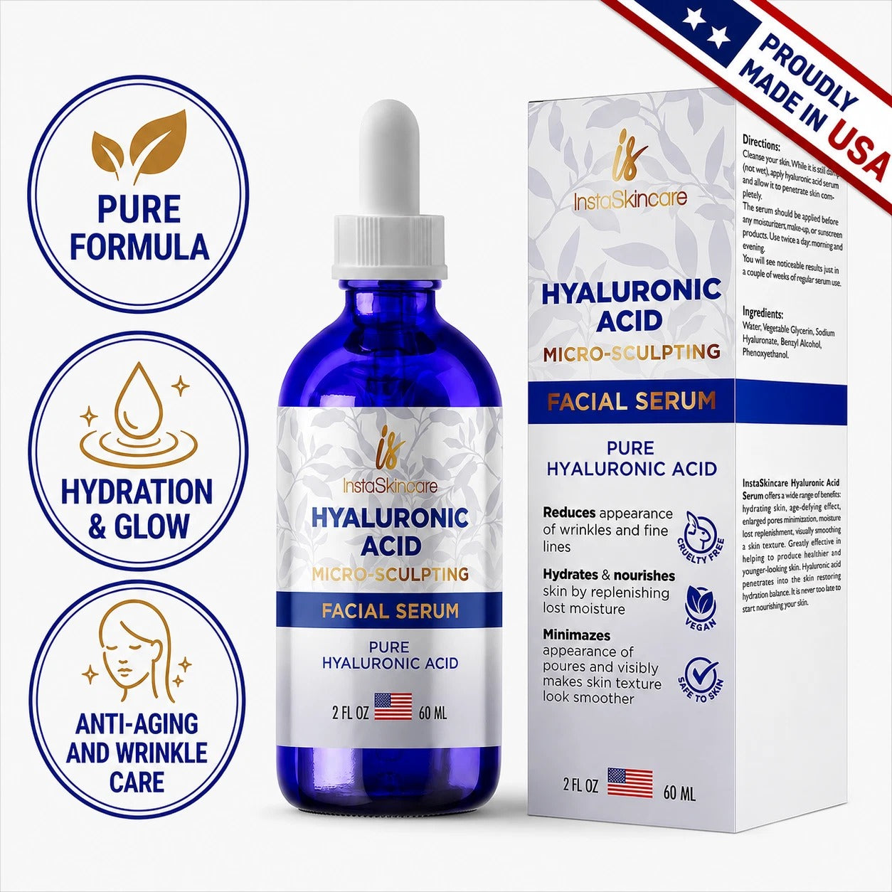 Pure Hyaluronic Acid Face Serum