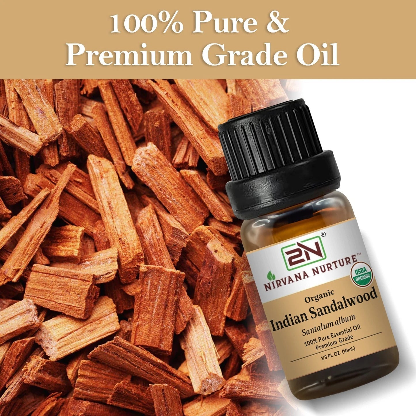 Organic Sandalwood Essential Oil Pure