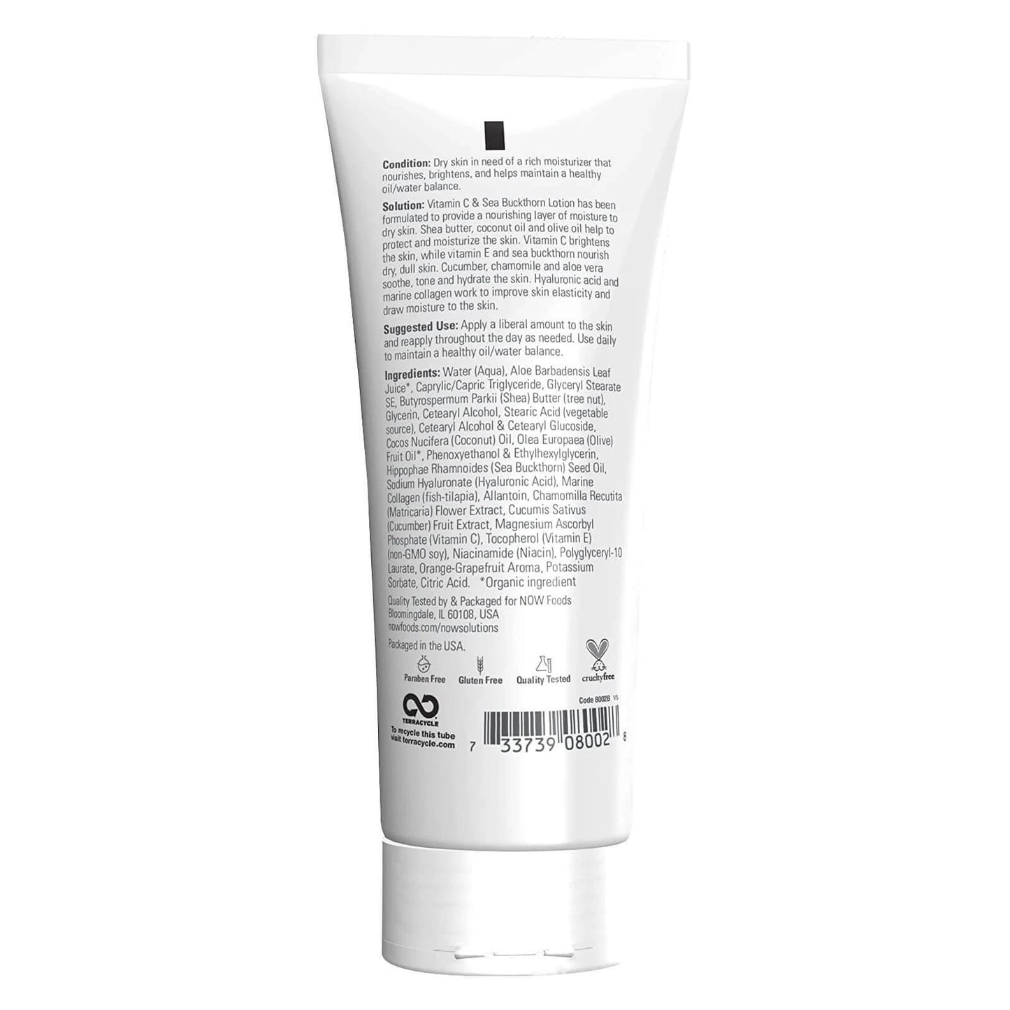NOW Vitamin C Body Lotion