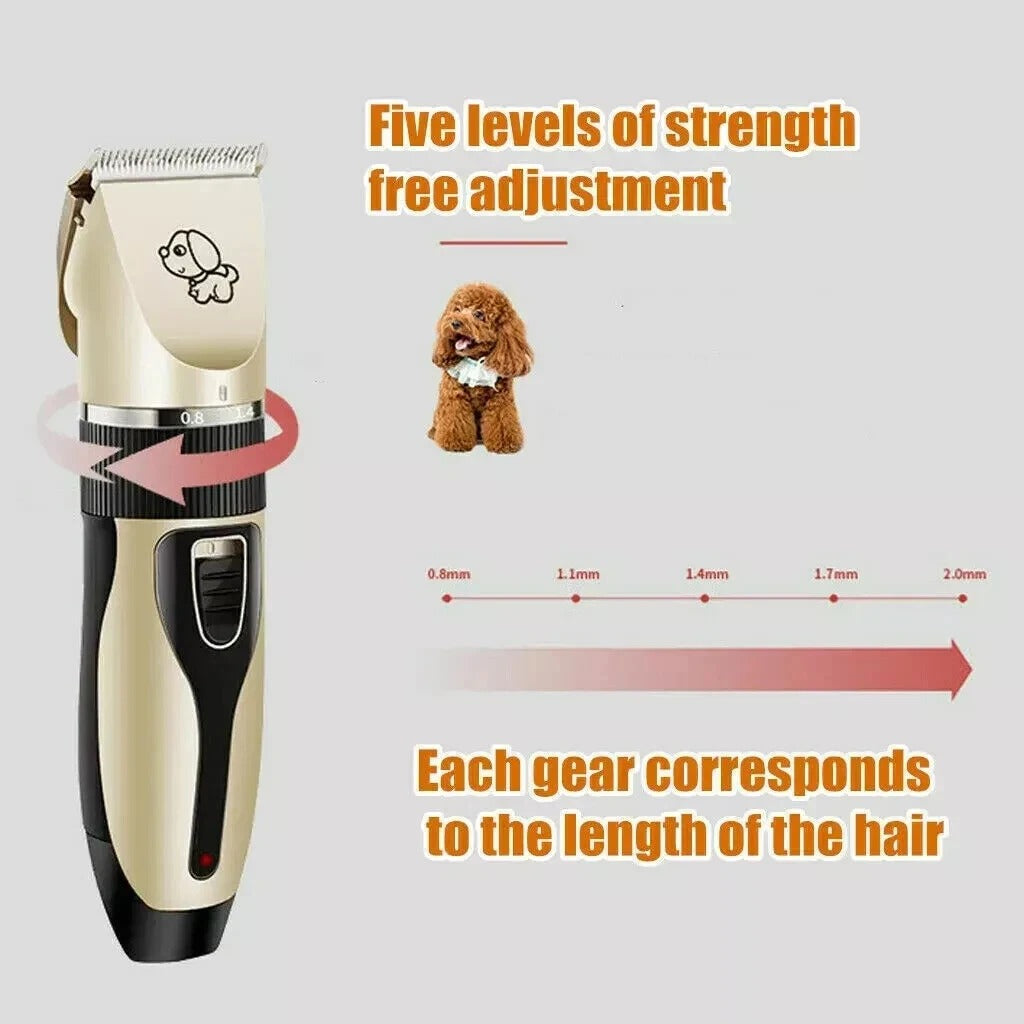 Rechargeable Pet Grooming Clipper Kit