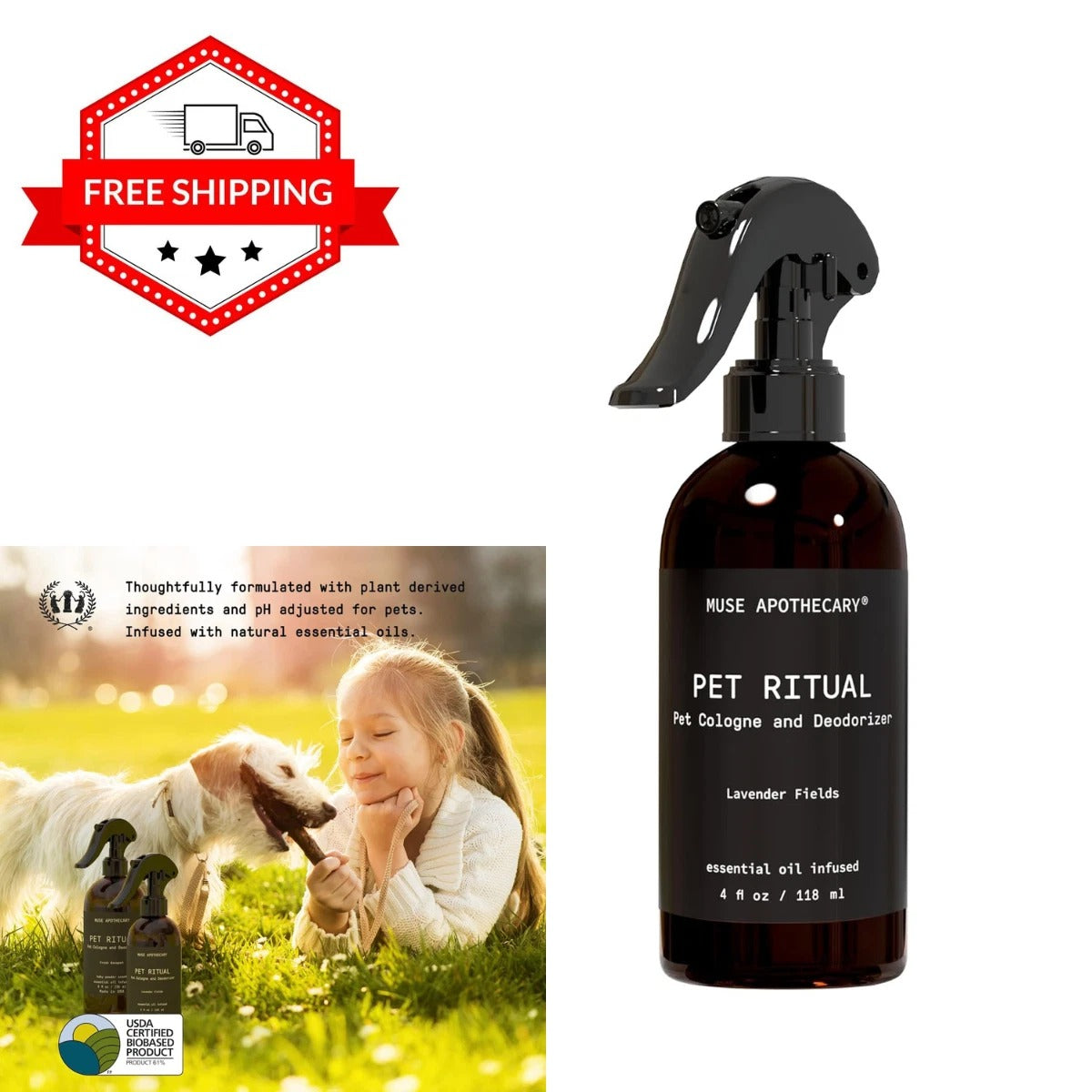 Pet Ritual Dog Cologne Spray