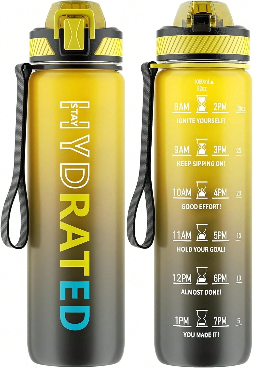 QLUR 32oz Sports Water Bottle