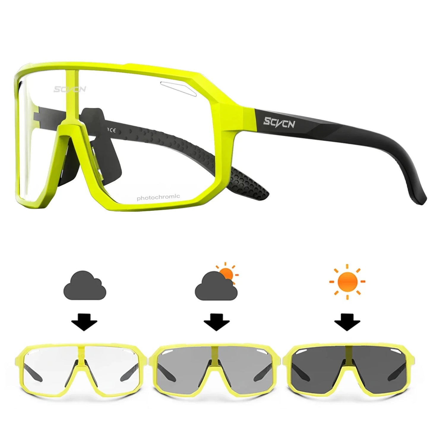 SCVCN Cycling UV400 Sports Sunglasses