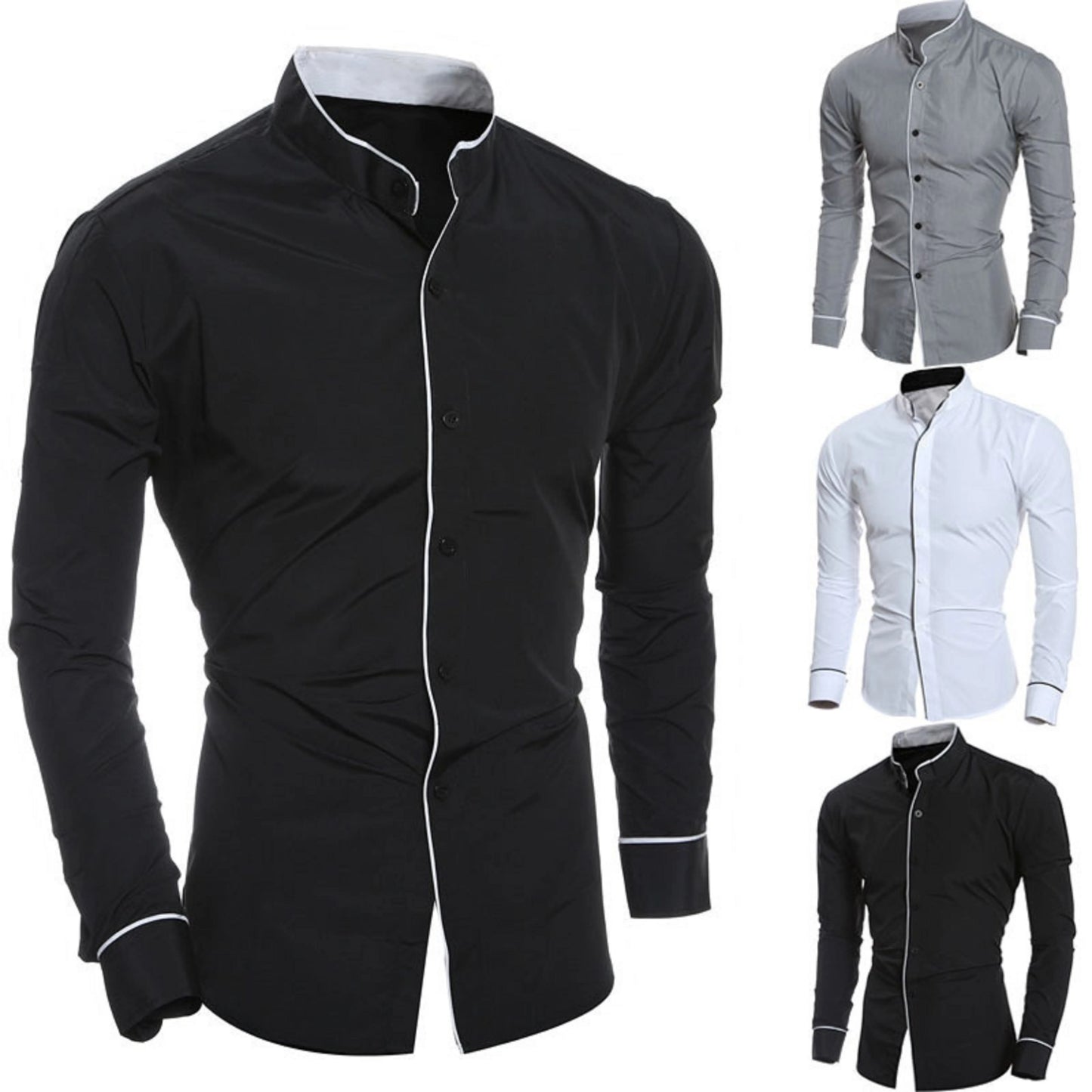 Men’s Spring Autumn Long Sleeve Shirt