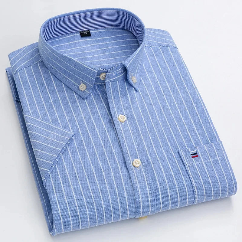 Men's Oxford Cotton Summer Shirt