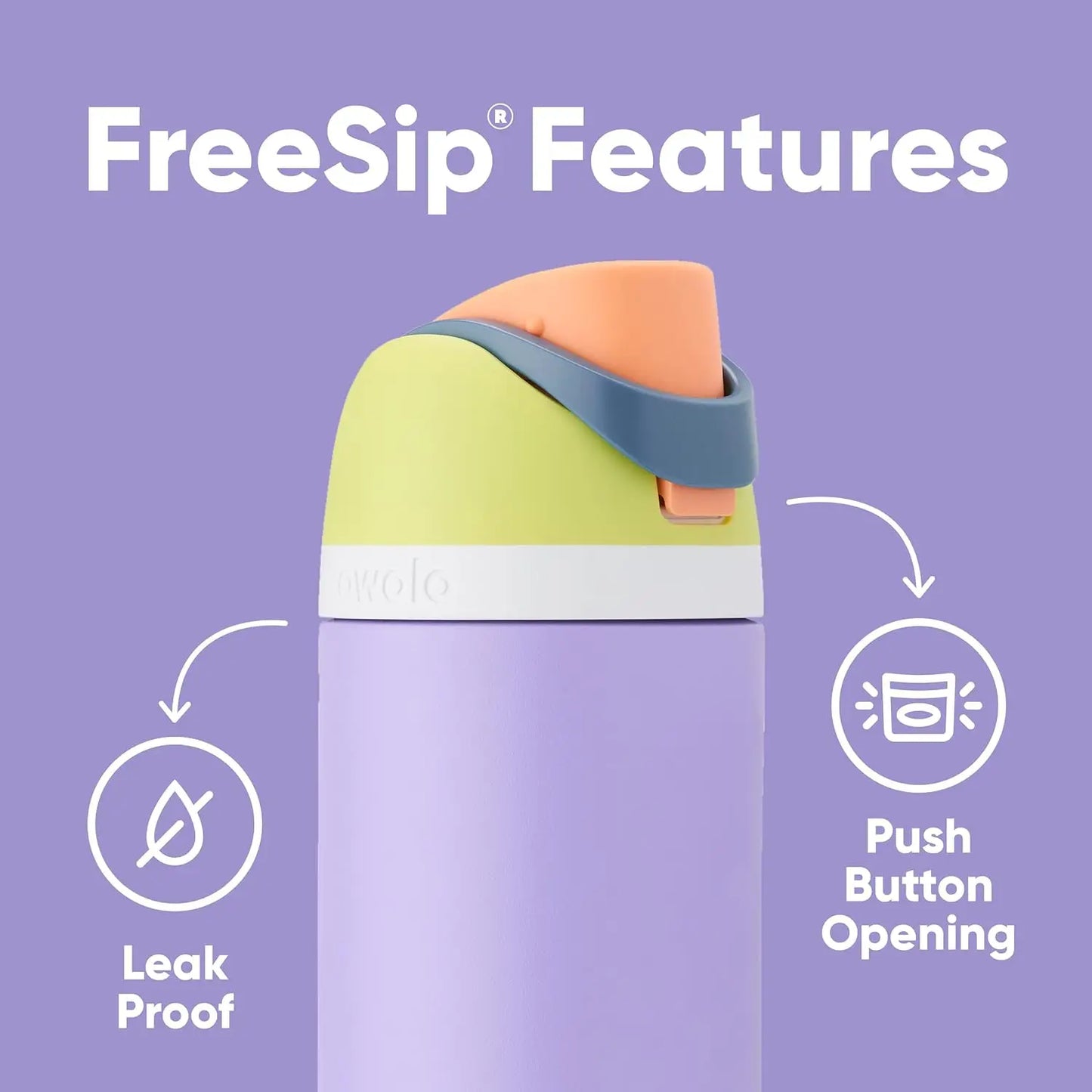 Owala Stainless Steel Water Bottle with Straw