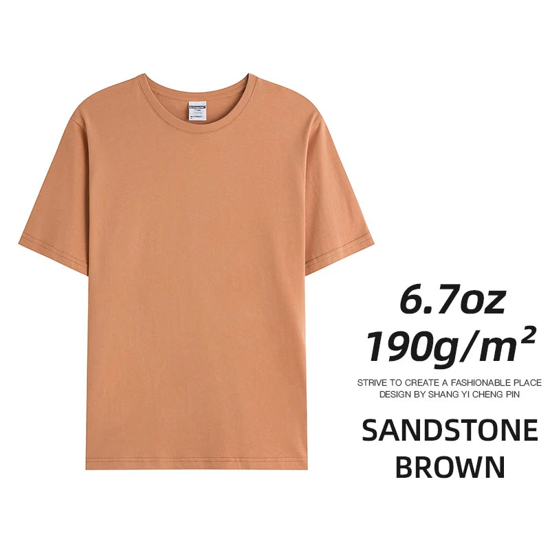 Combed Cotton Custom Summer T-Shirts
