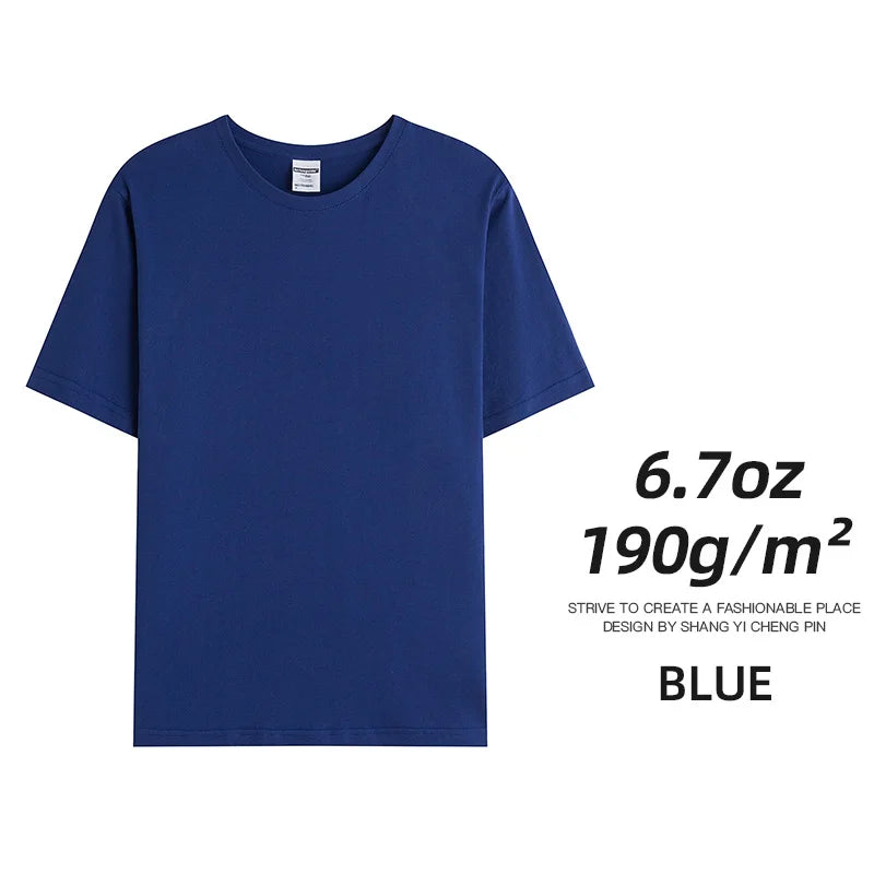 Combed Cotton Custom Summer T-Shirts