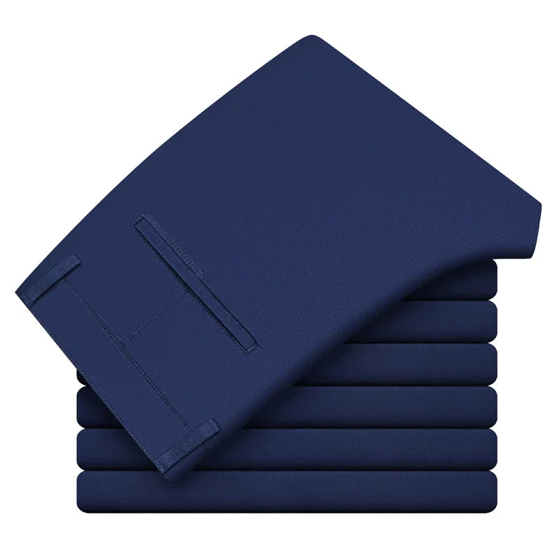 Men's Cotton Slim Straight Casual Pants