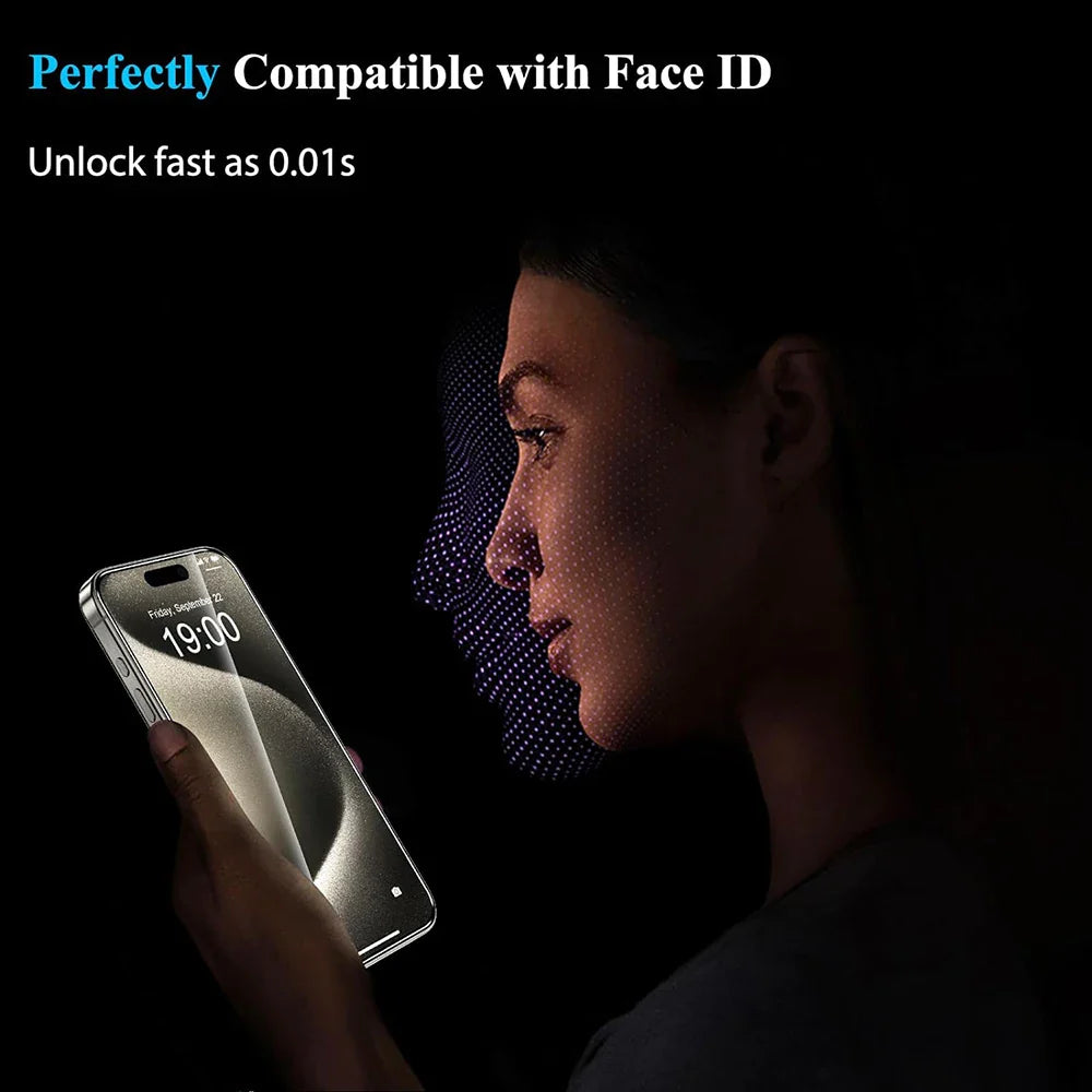 4Pcs iPhone Screen Protector Glass