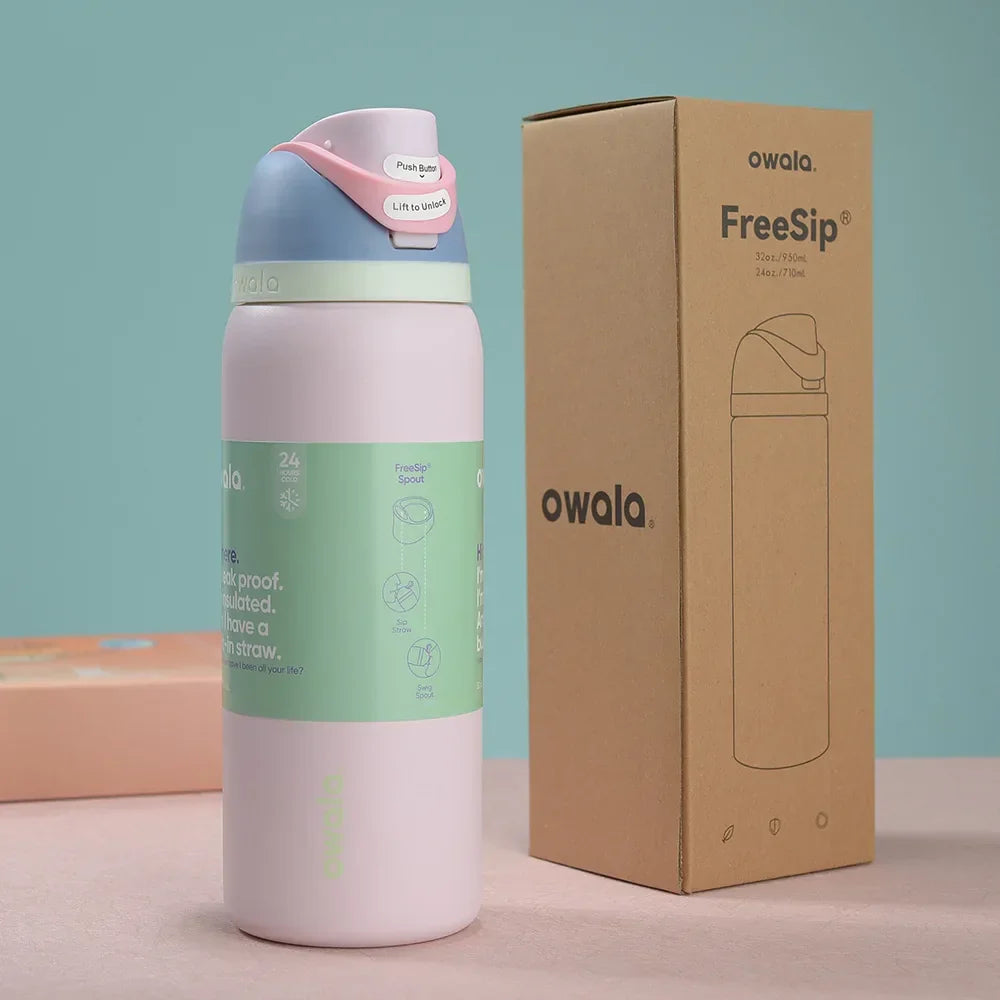 Owala Free Sip Water Bottle Grass Green