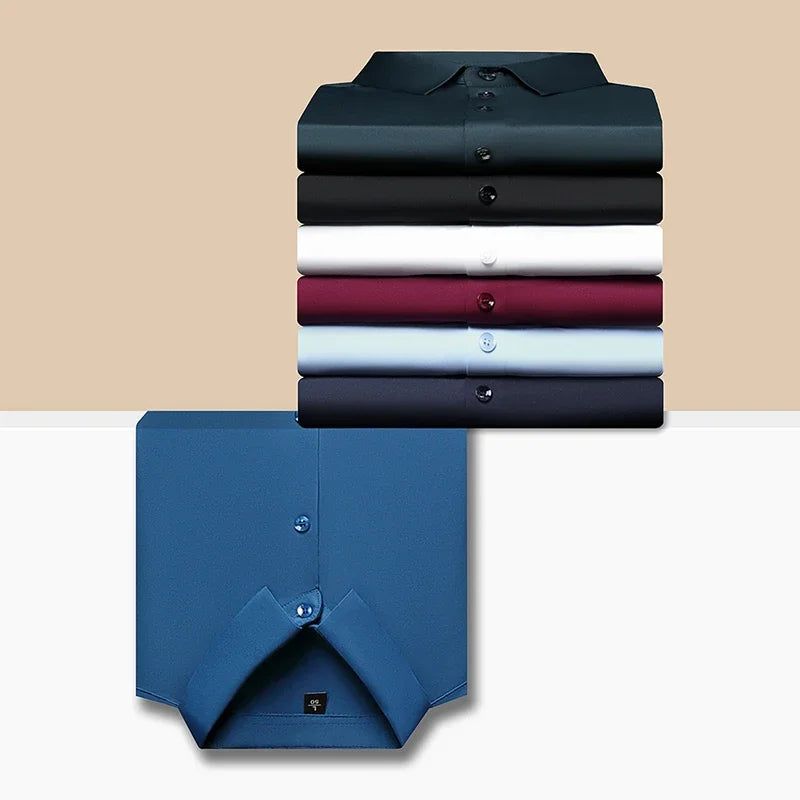 Premium Men’s Ultra-Stretch Dress Shirt