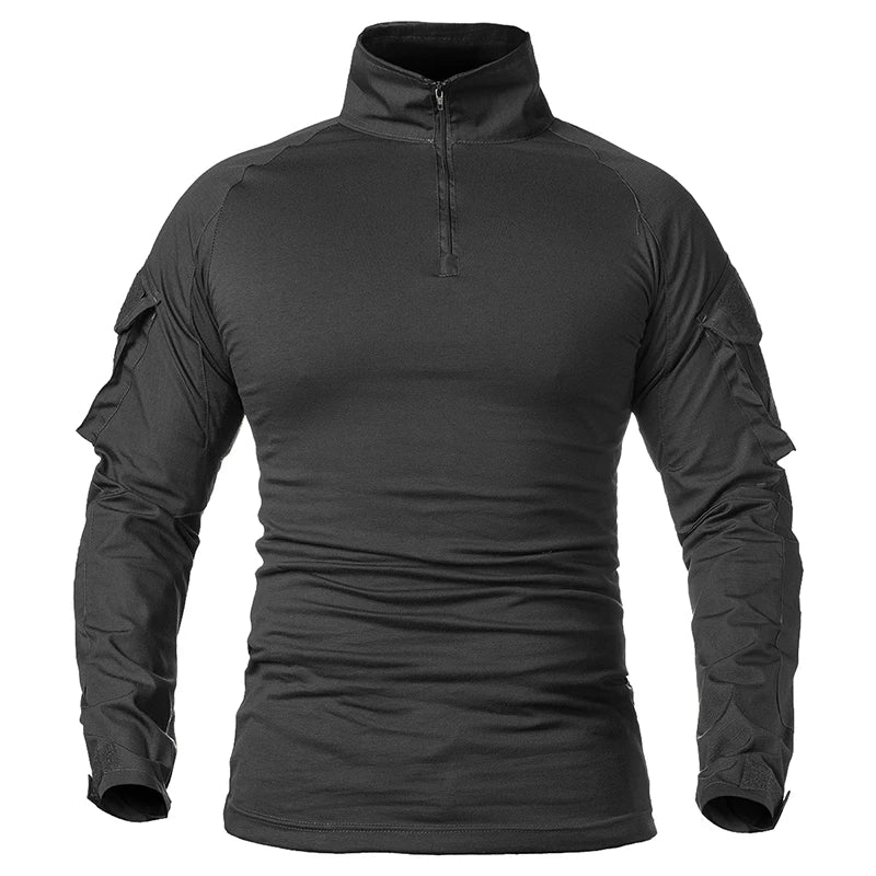 Men's Tactical 1/4 Zip Combat Shirt