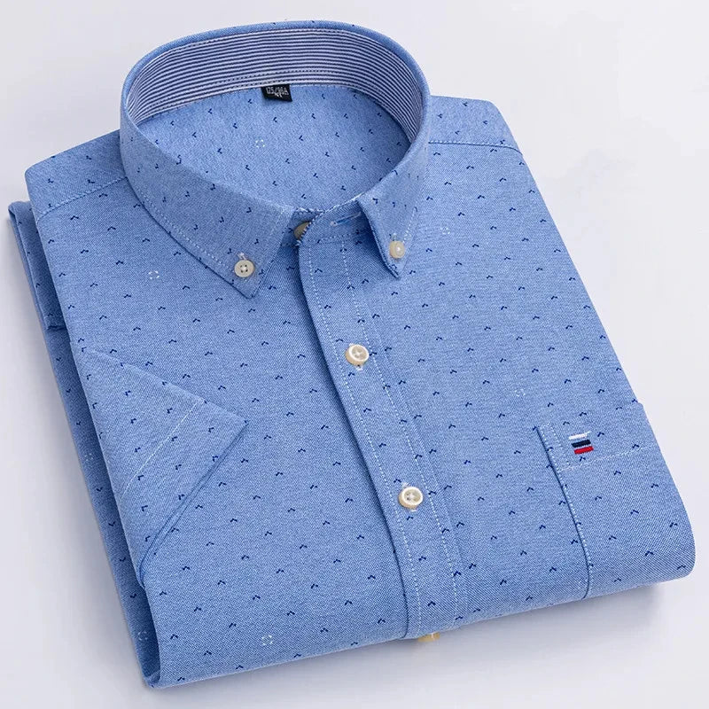 Men's Oxford Cotton Summer Shirt