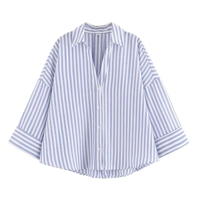 HipSeam Asymmetric Hem Women Shirt